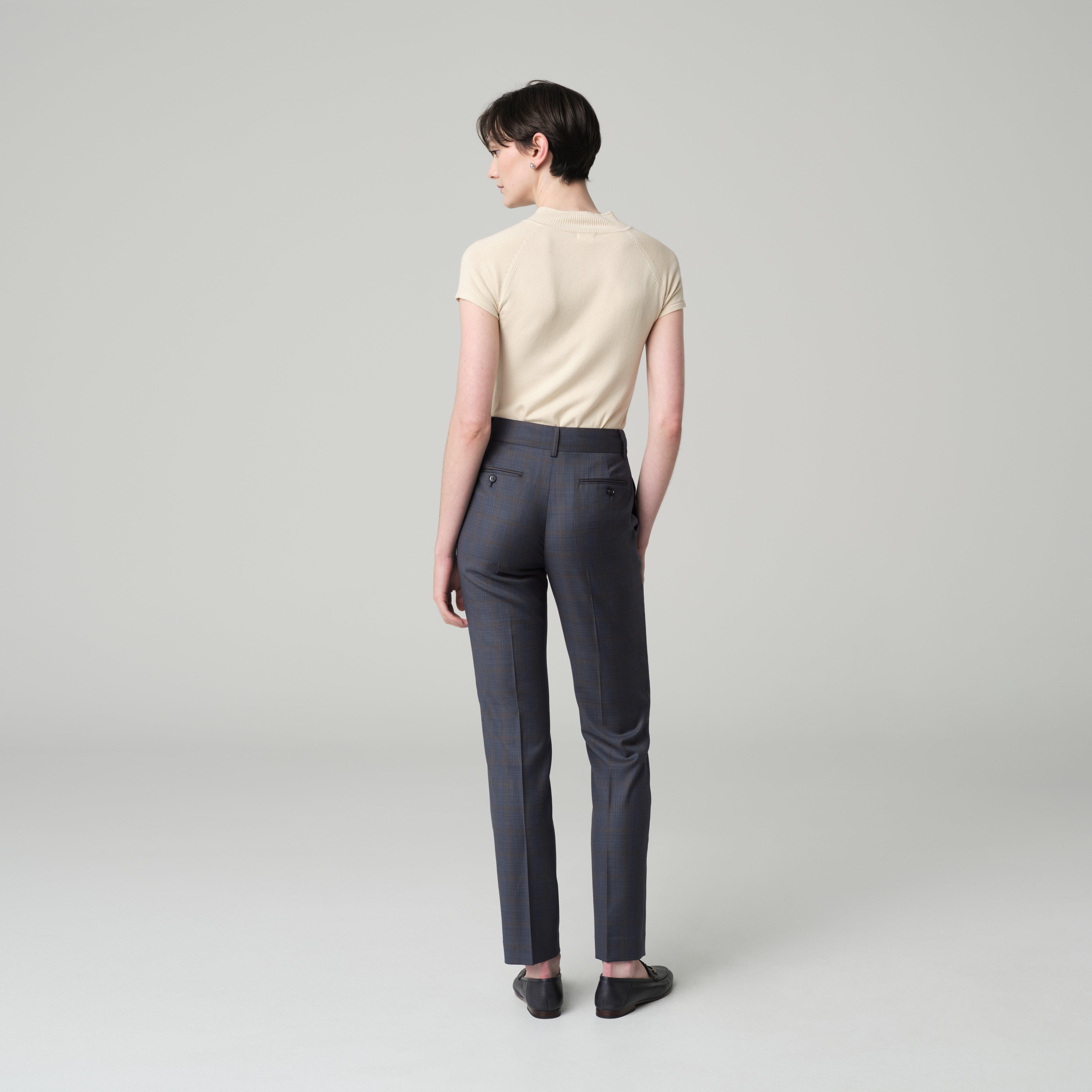 Product thumbnail 2 Blue pants women - Paxton Checked Design from Premium Indochino Collection