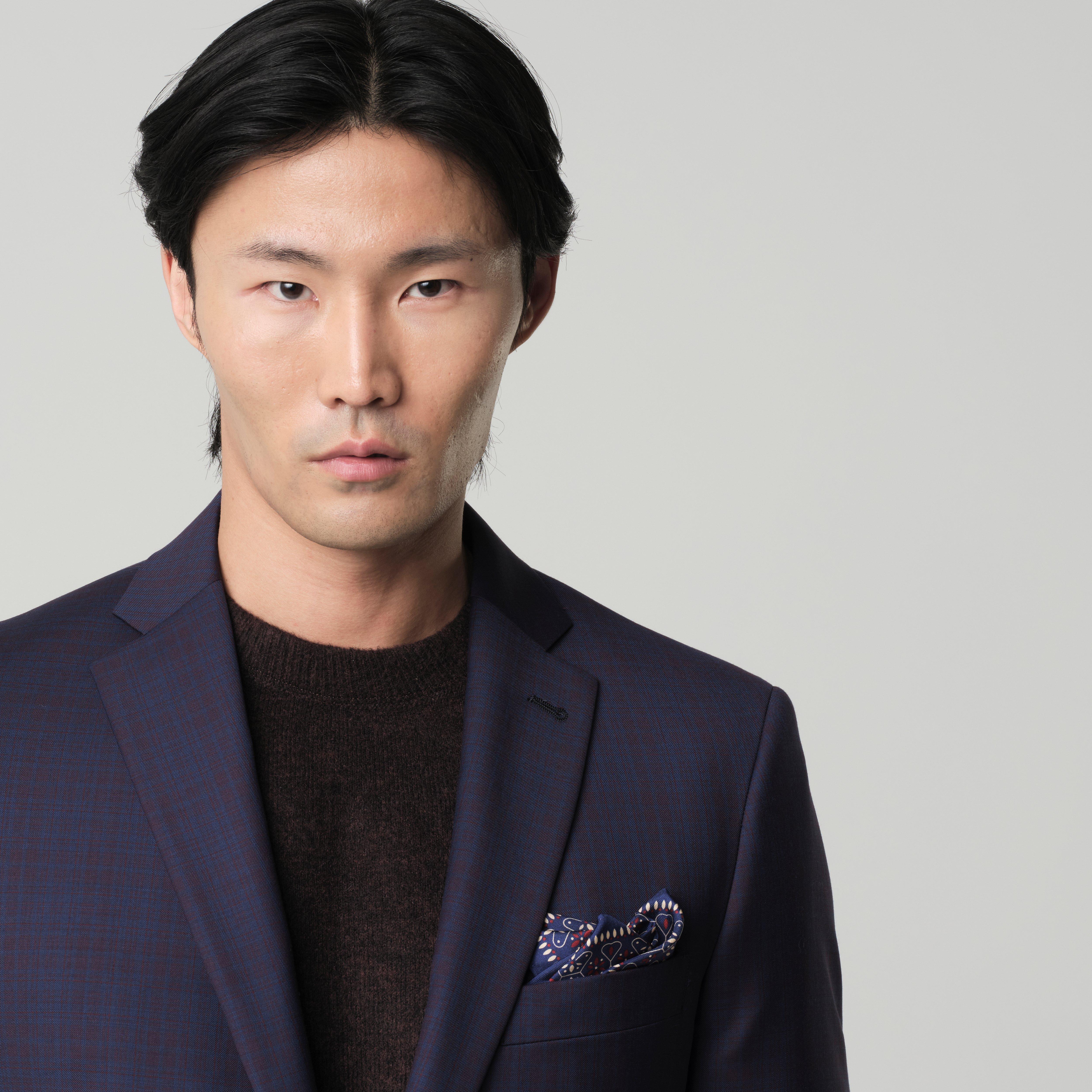 Product thumbnail 4 Burgundy blazer - Paxton Plaid Design from Fall / Winter Indochino Collection