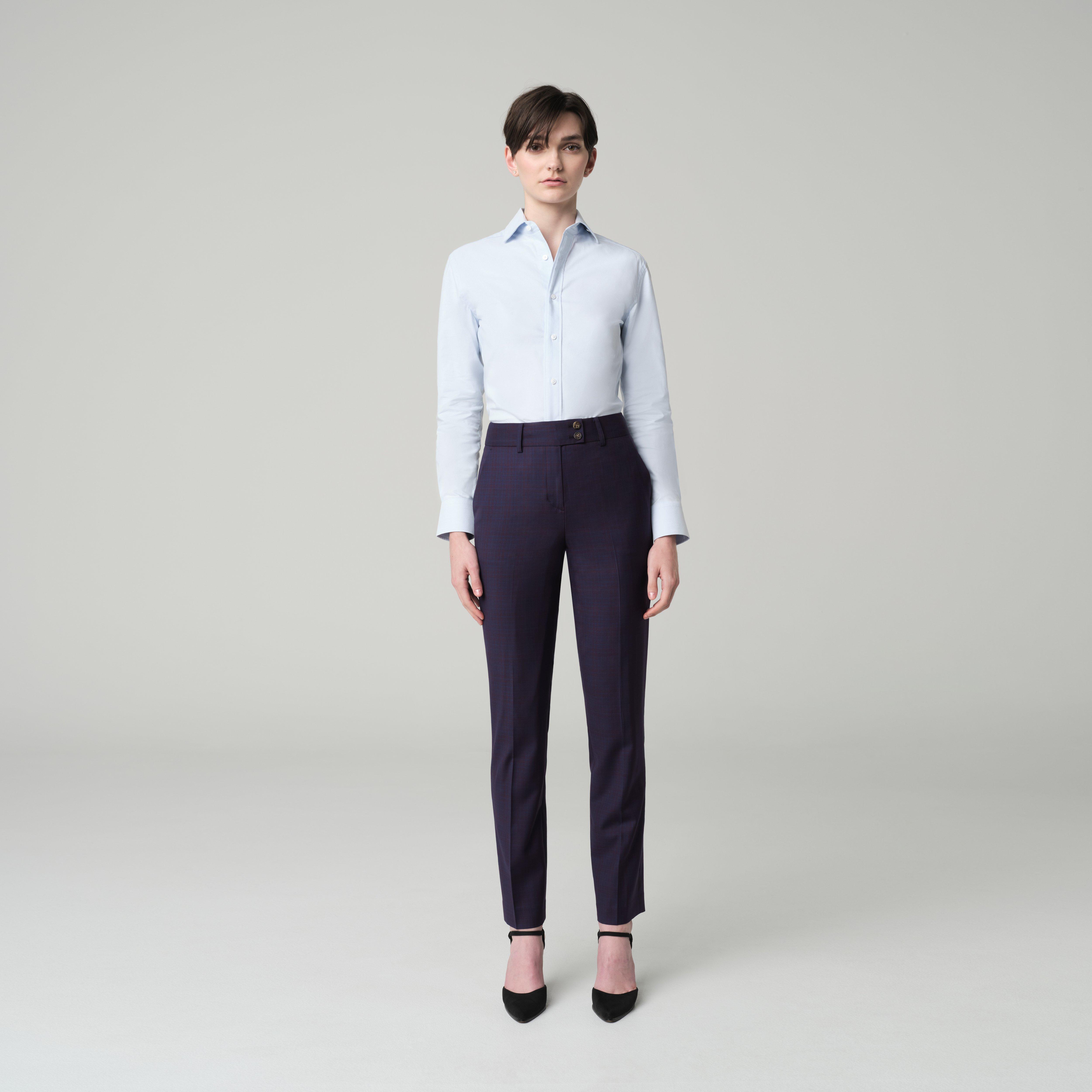 Product thumbnail 3 Burgundy suit women - Paxton Plaid Design from Fall / Winter Indochino Collection
