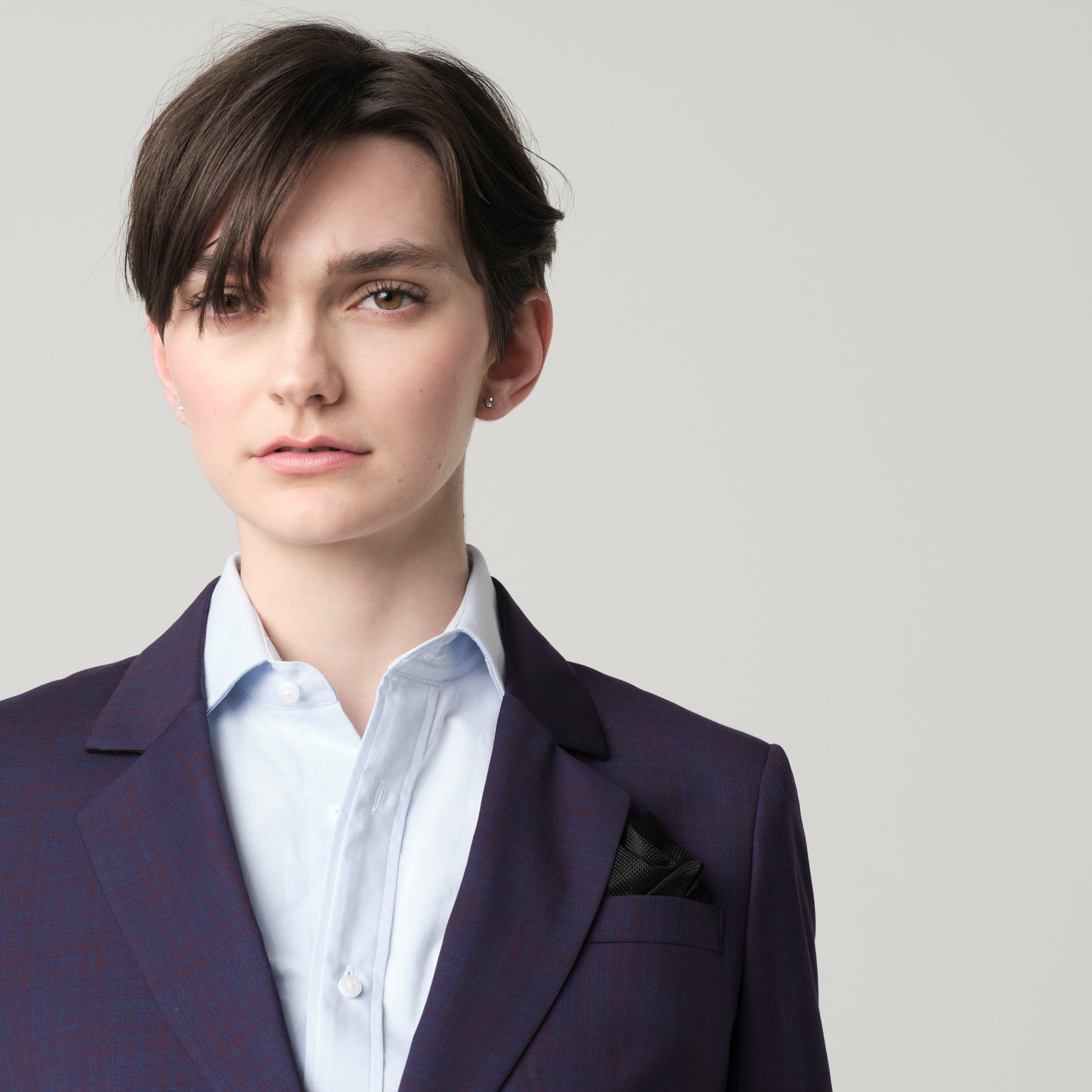 Product thumbnail 6 Burgundy suit women - Paxton Plaid Design from Fall / Winter Indochino Collection