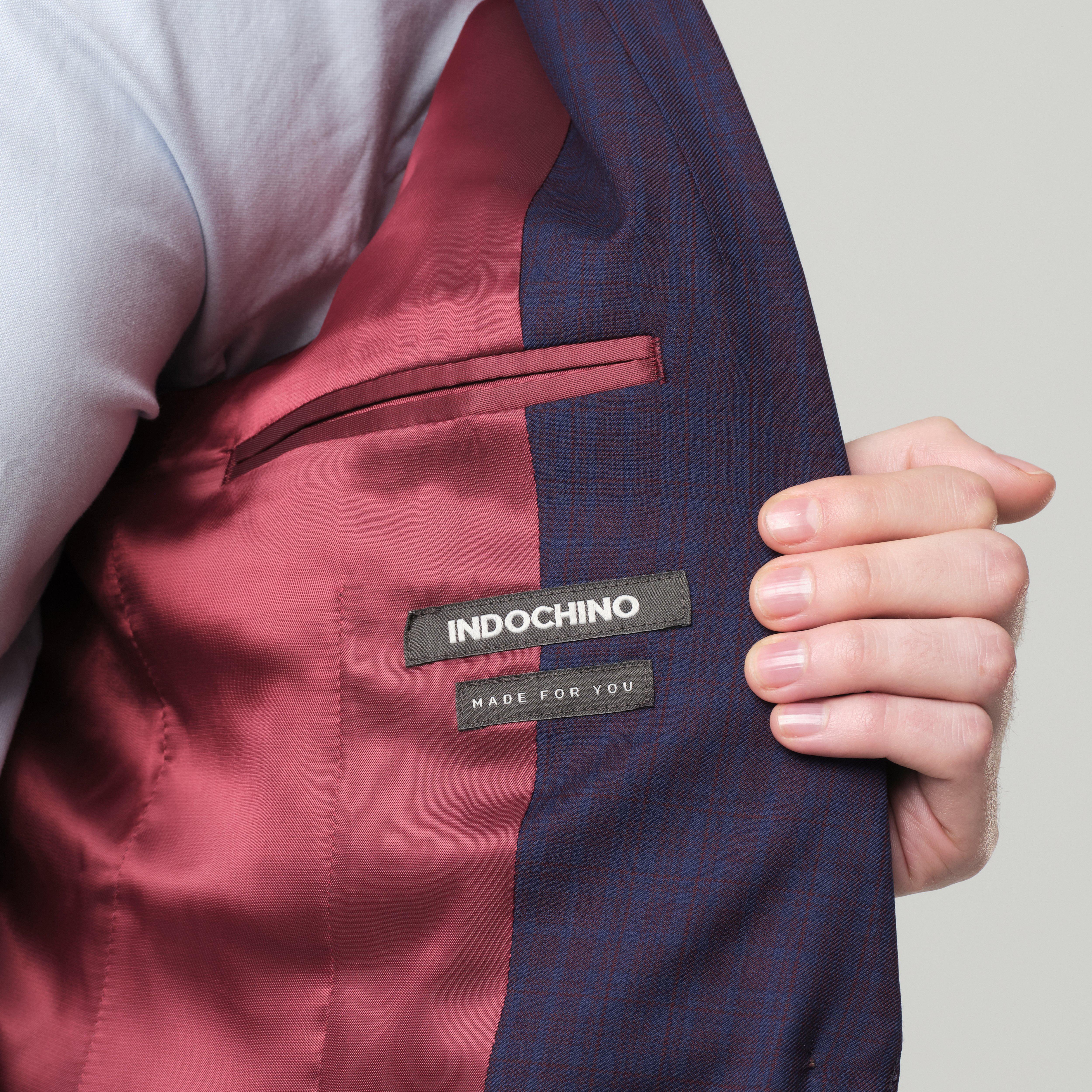 Product thumbnail 3 Burgundy blazer women - Paxton Plaid Design from Fall / Winter Indochino Collection