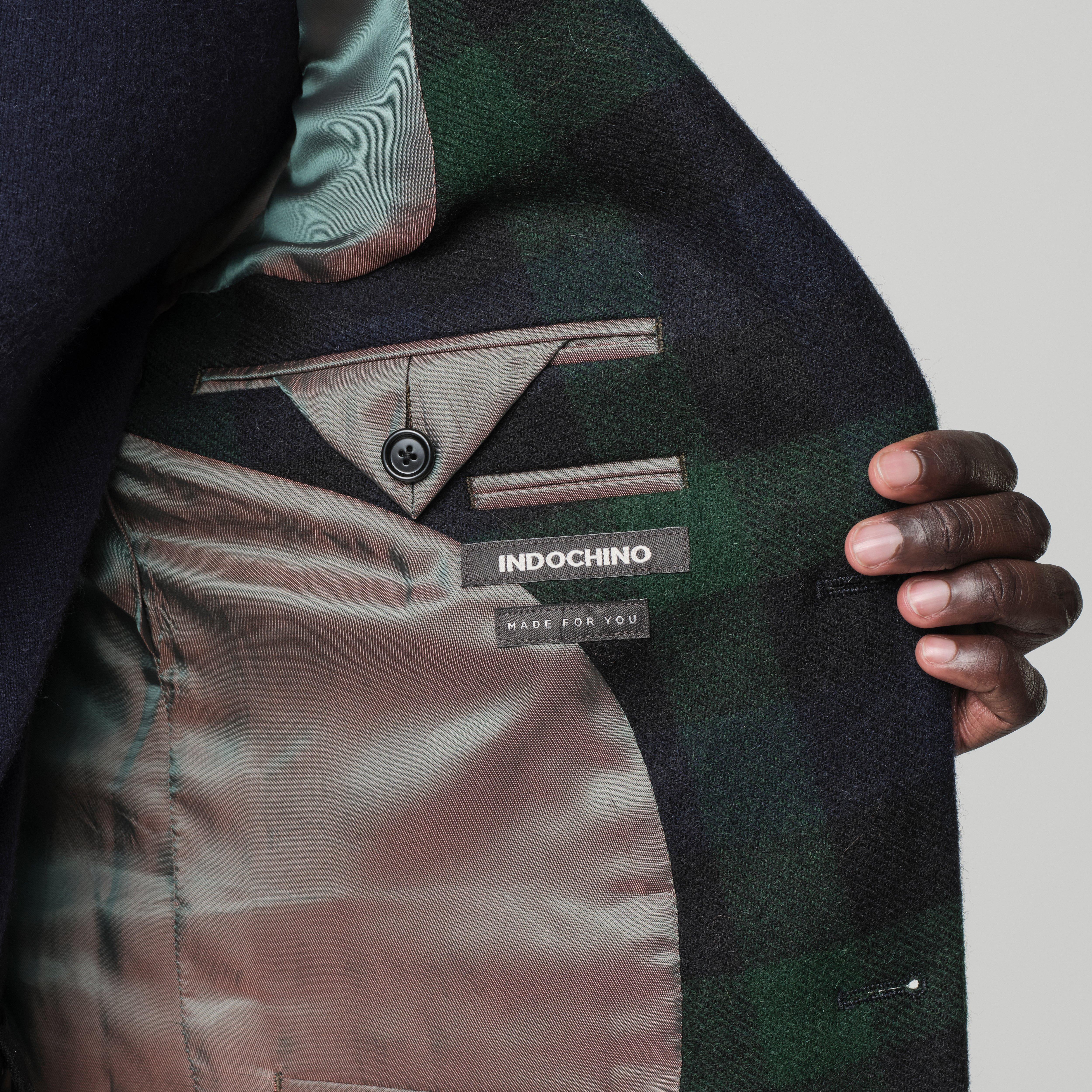 Product thumbnail 3 Green blazer - bradford Plaid Design from british Indochino Collection