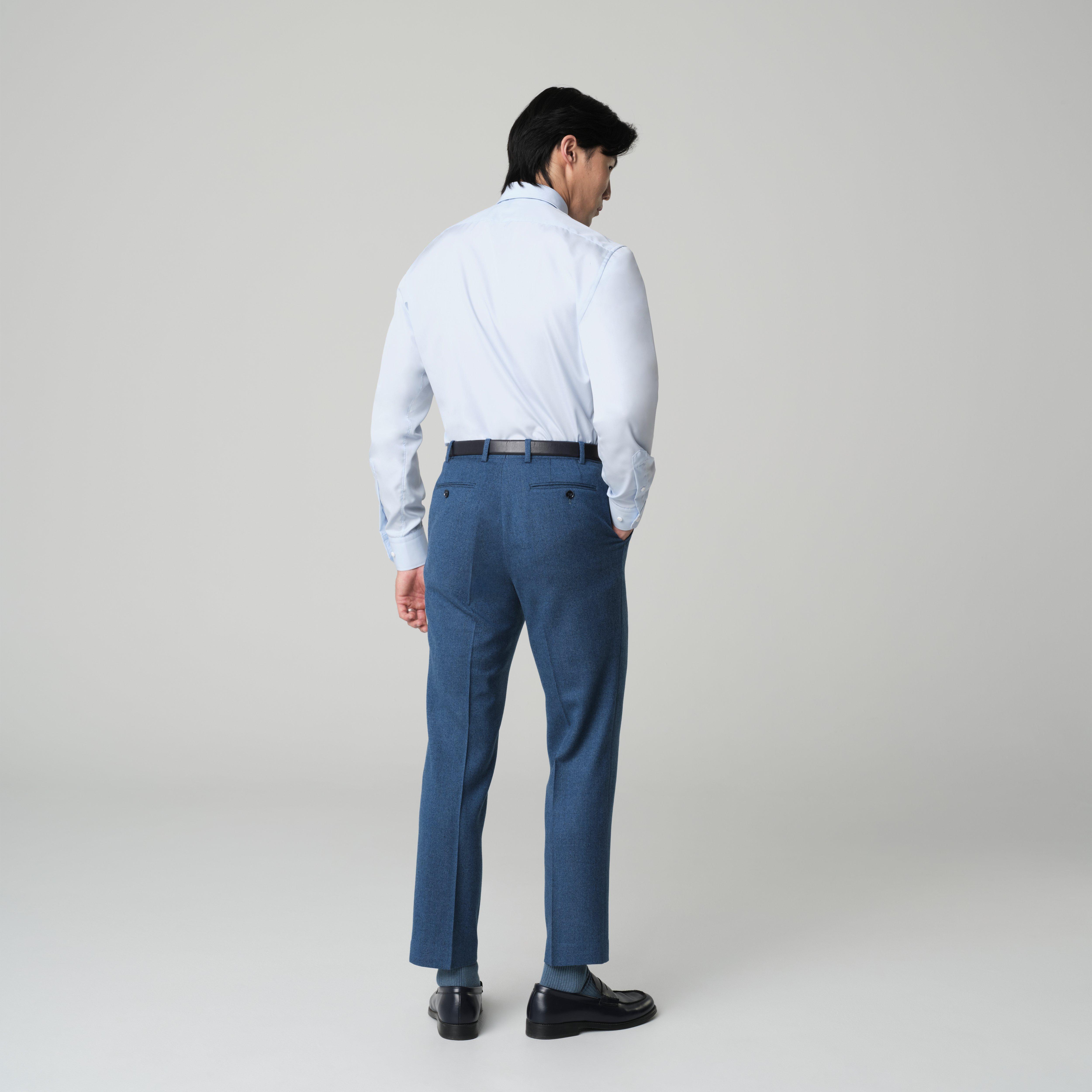 Product thumbnail 4 Blue suit - Peebles Solid Design from Fall / Winter Indochino Collection