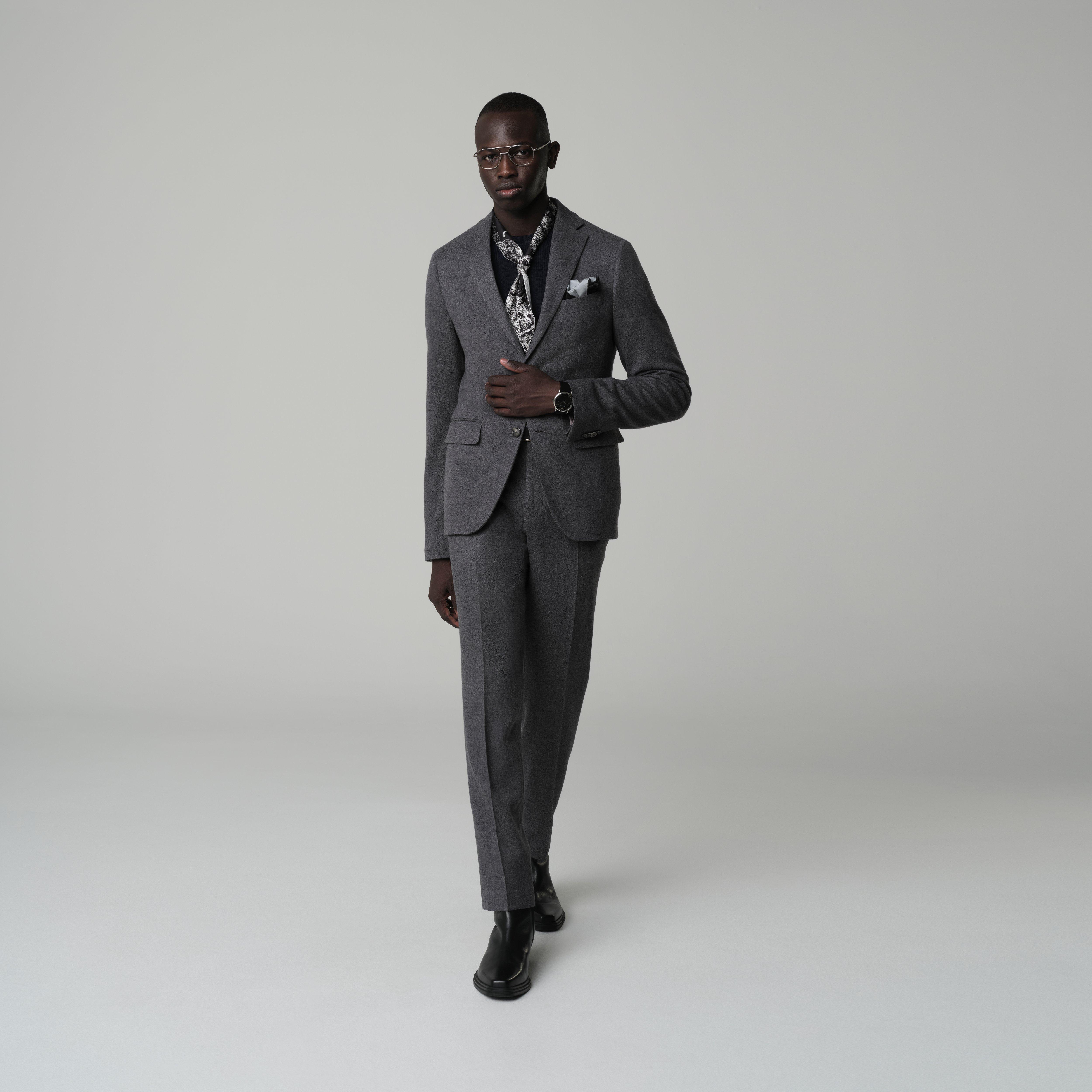 Men's Custom Suits - Peebles Gray Suit | INDOCHINO