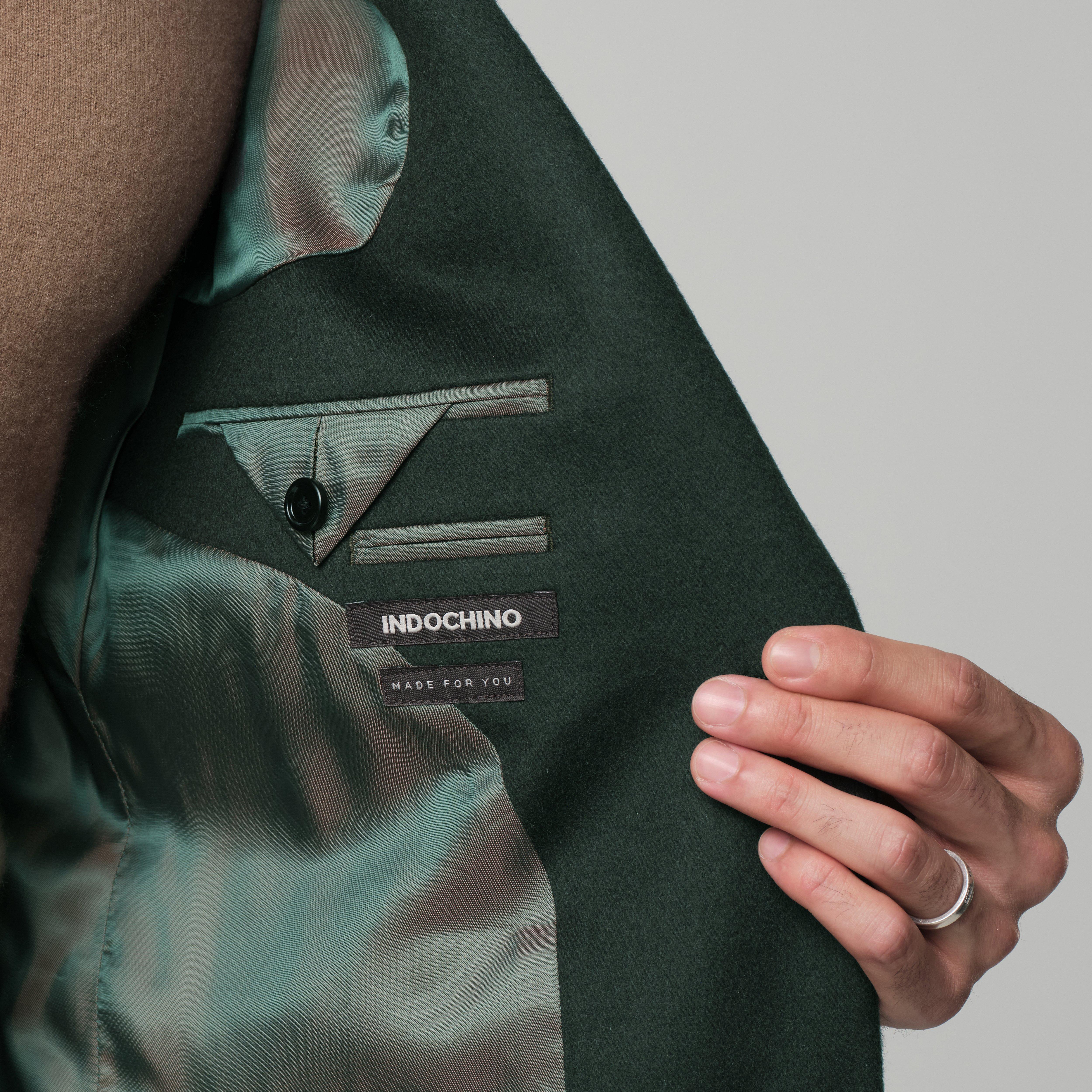 Product thumbnail 3 Olive blazer - Heartford Solid Design from Premium Indochino Collection