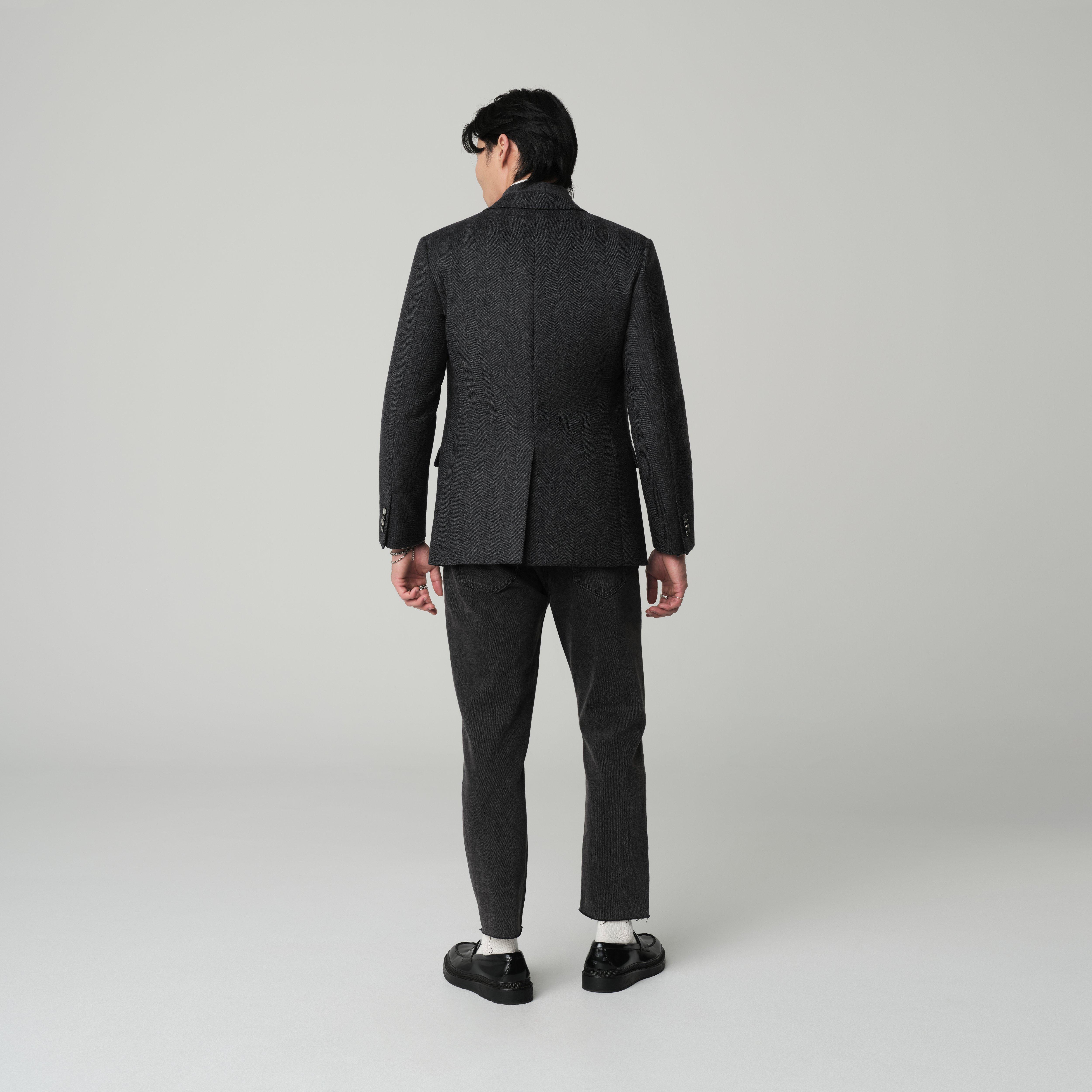 Product thumbnail 2 Gray blazer - Heartford Herringbone Design from Premium Indochino Collection