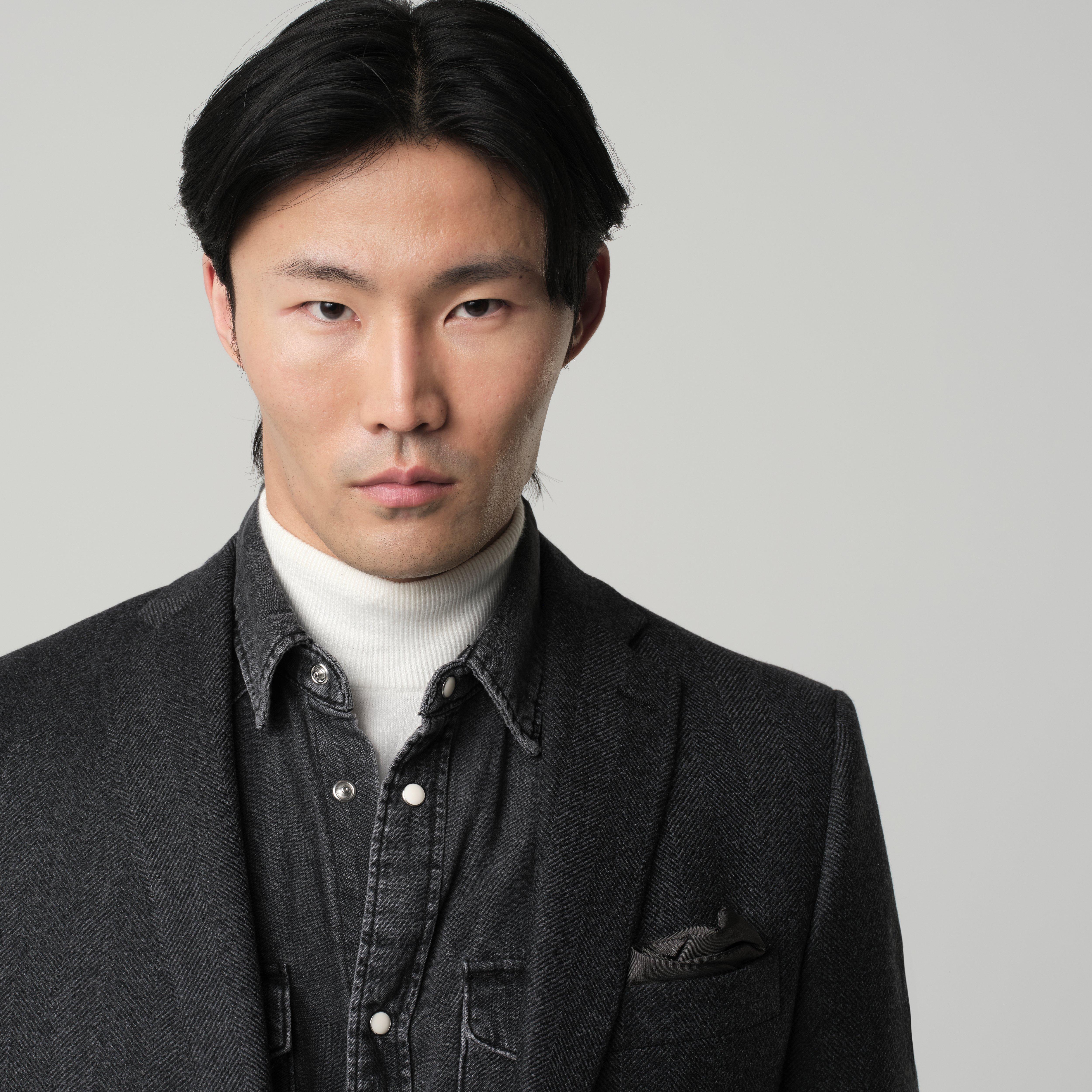 Product thumbnail 4 Gray blazer - Heartford Herringbone Design from Premium Indochino Collection