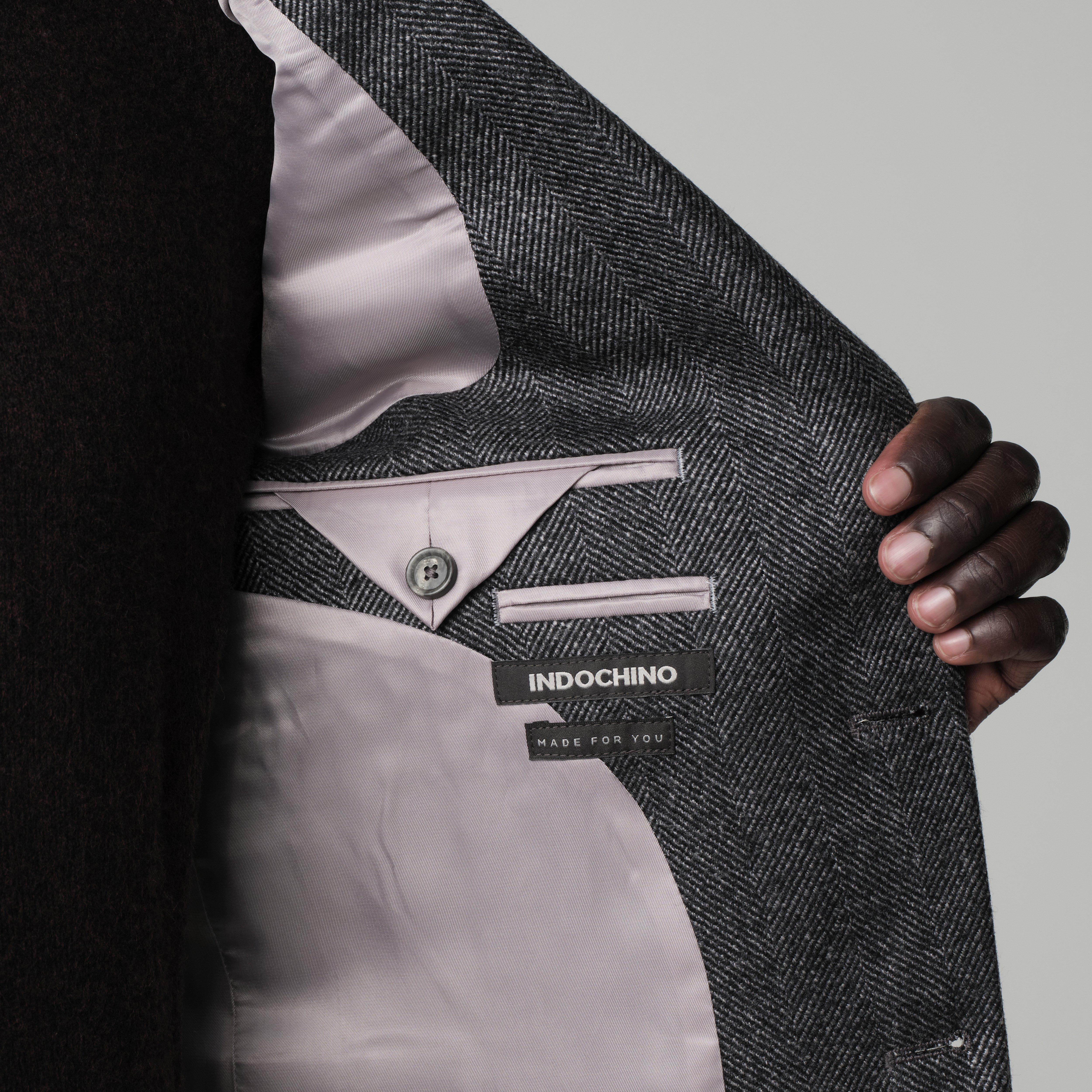 Product thumbnail 3 Gray blazer - Heartford Herringbone Design from Premium Indochino Collection