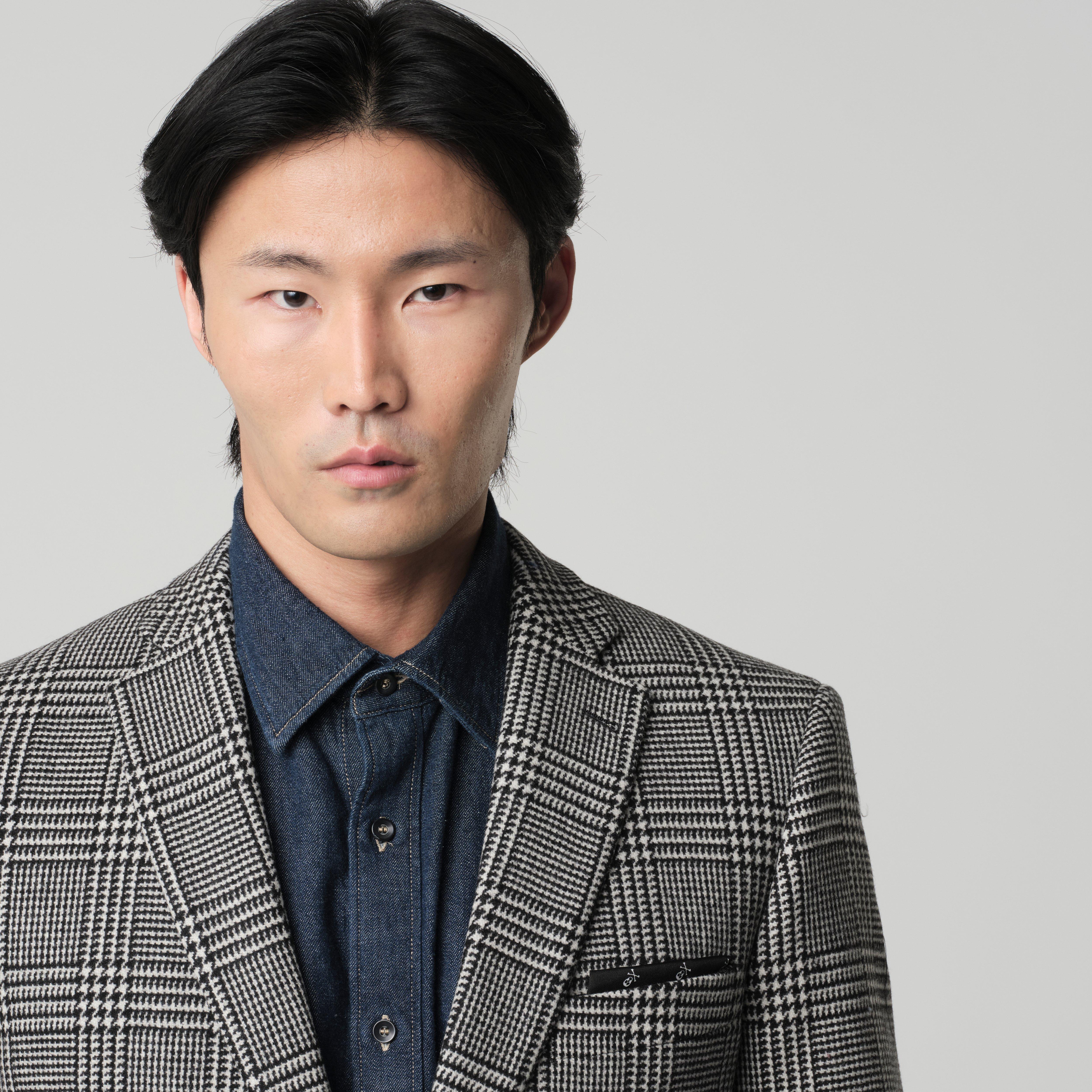 Product thumbnail 4 Black blazer - Heartford Houndstooth Design from Premium Indochino Collection