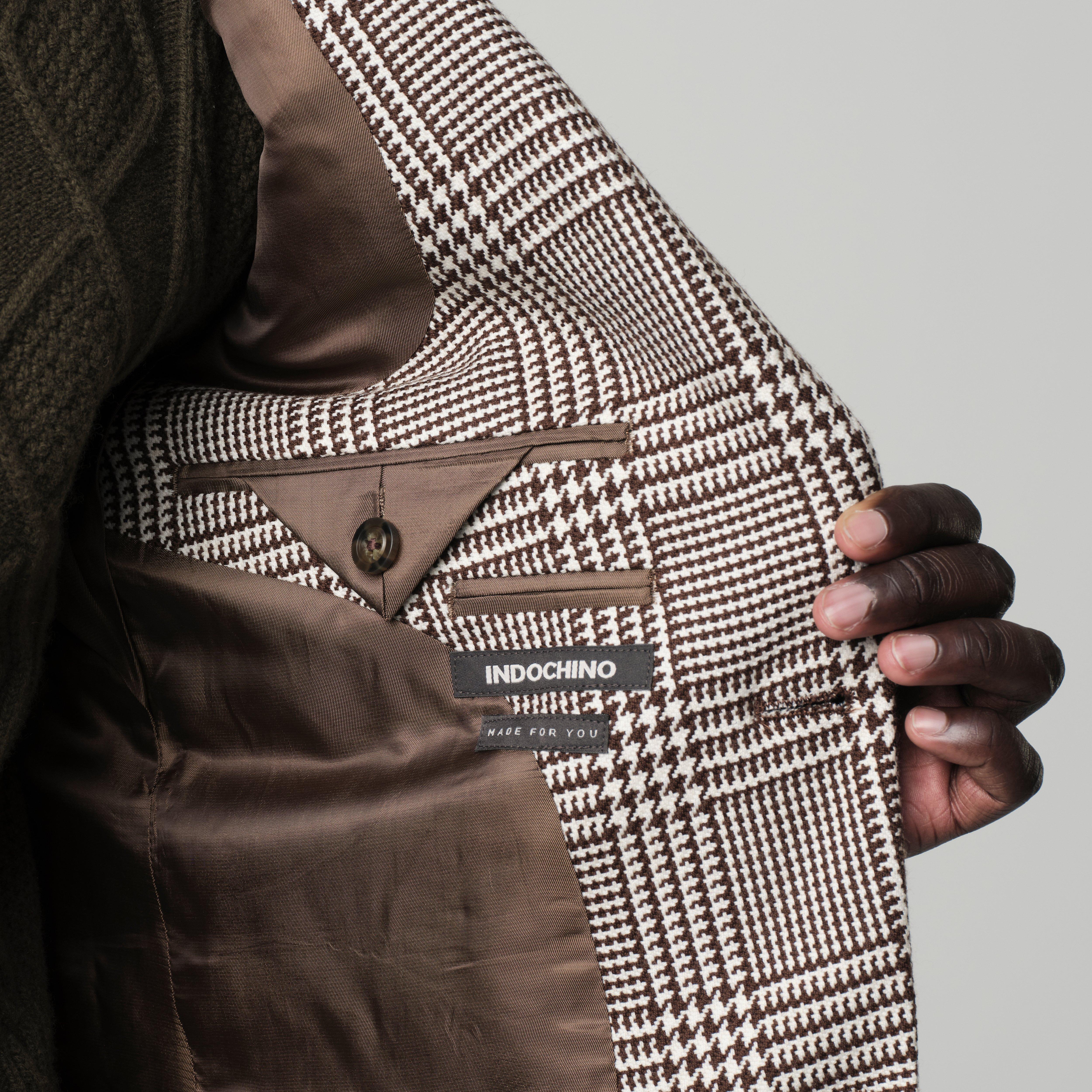Product thumbnail 3 Brown blazer - Heartford Plaid Design from Premium Indochino Collection