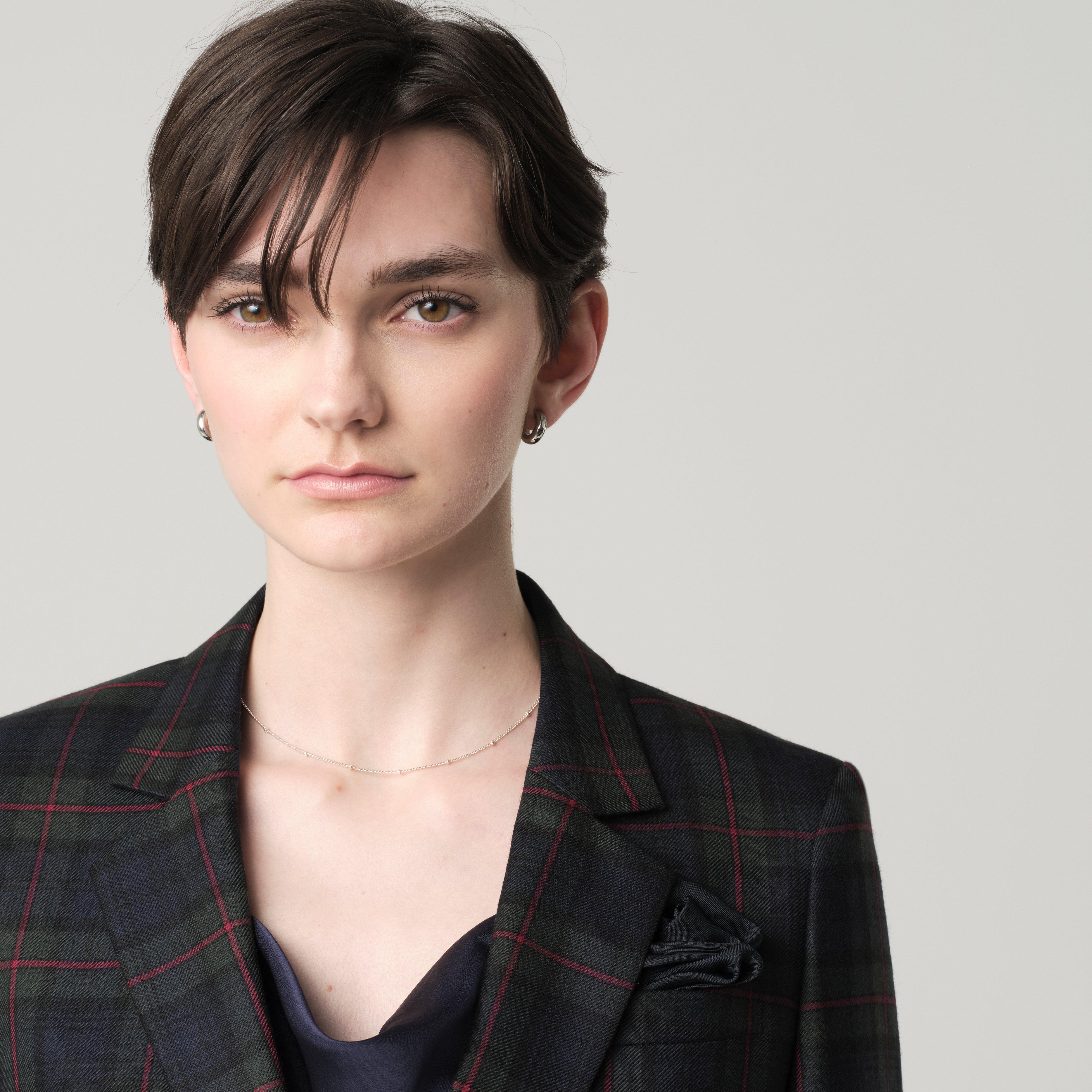 Product thumbnail 4 Navy blazer women - Blakesley Plaid Design from british Indochino Collection