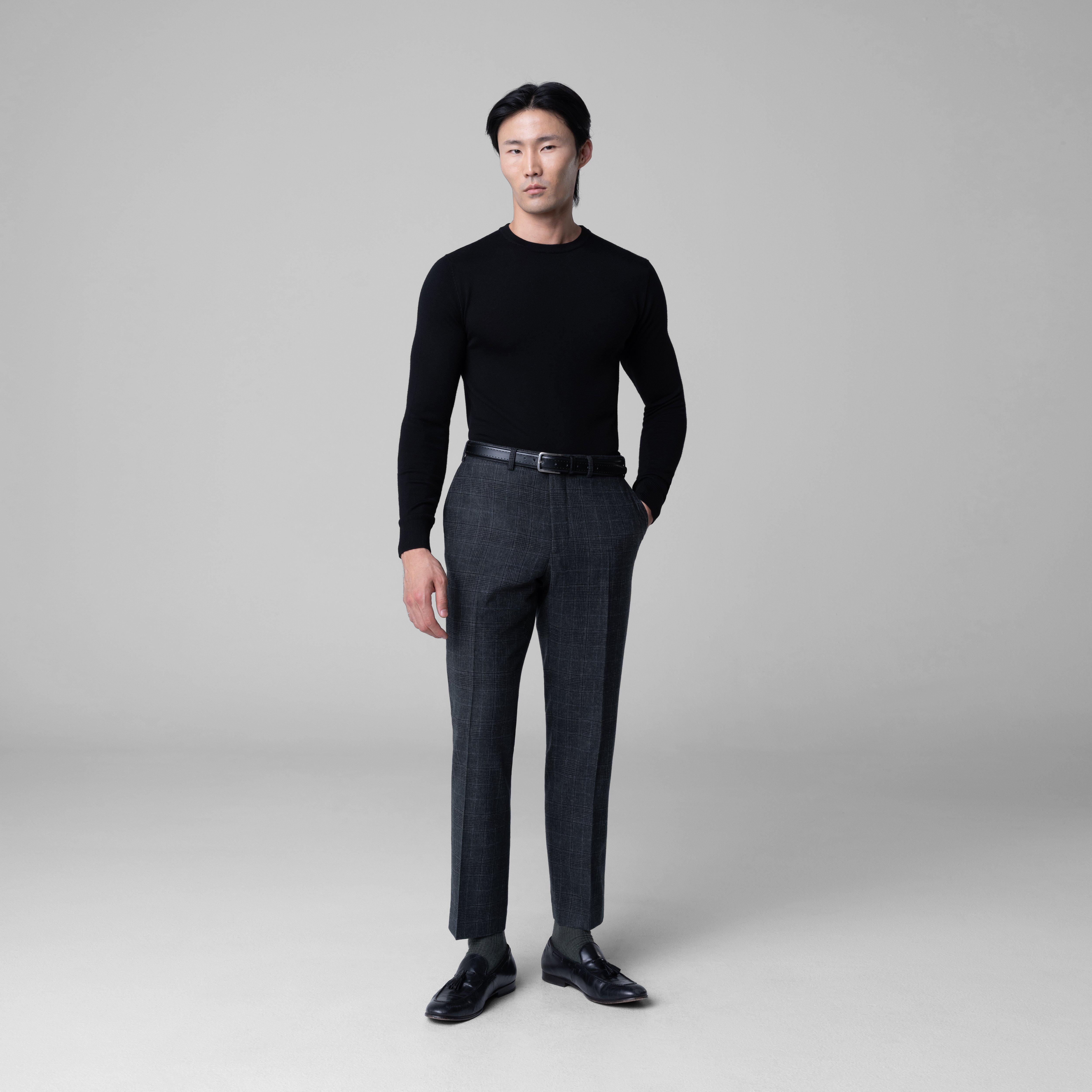 Green pants - Montafia Plaid Design from Italian Indochino Collection