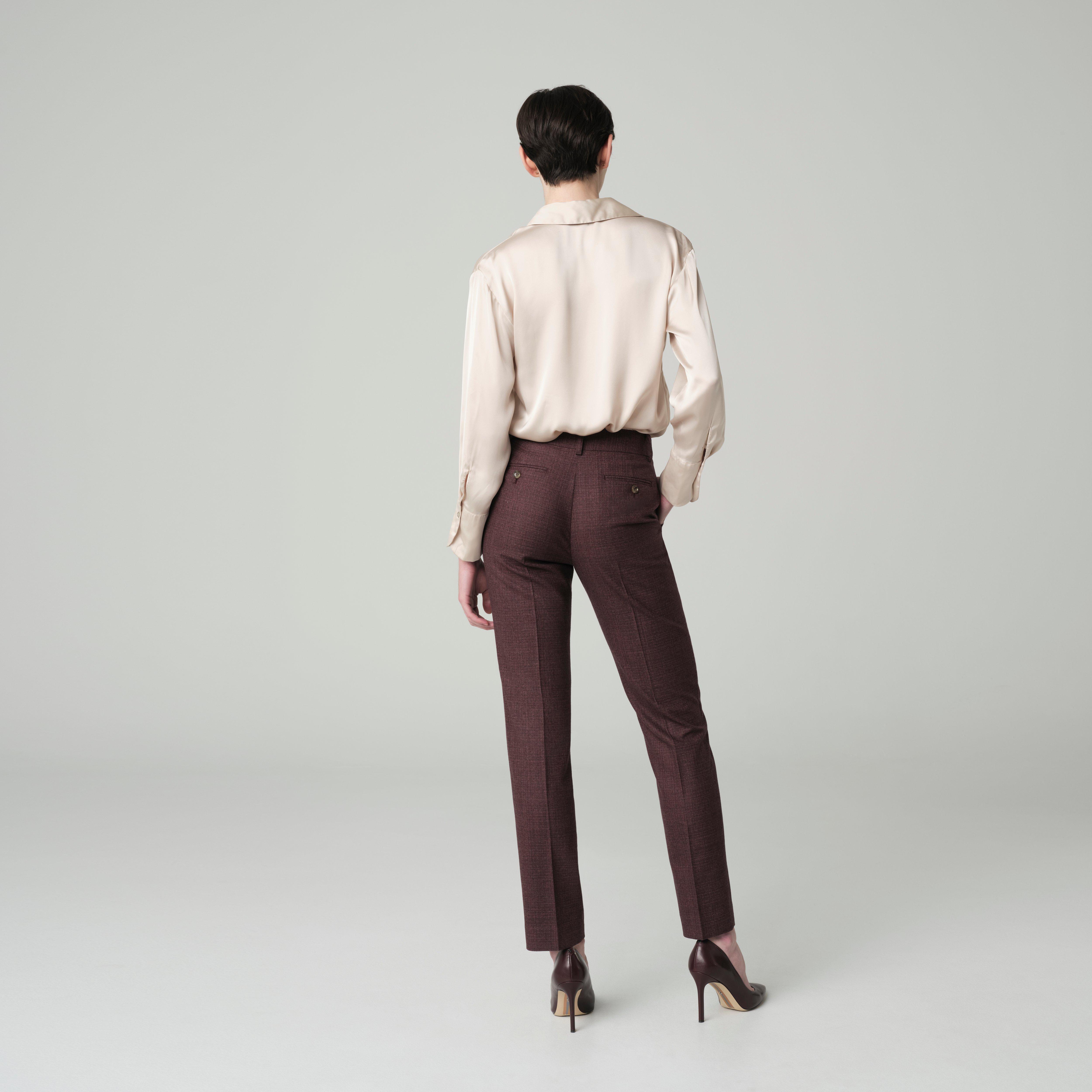 Product thumbnail 4 Burgundy suit women - Monza Solid Design from Italian Indochino Collection
