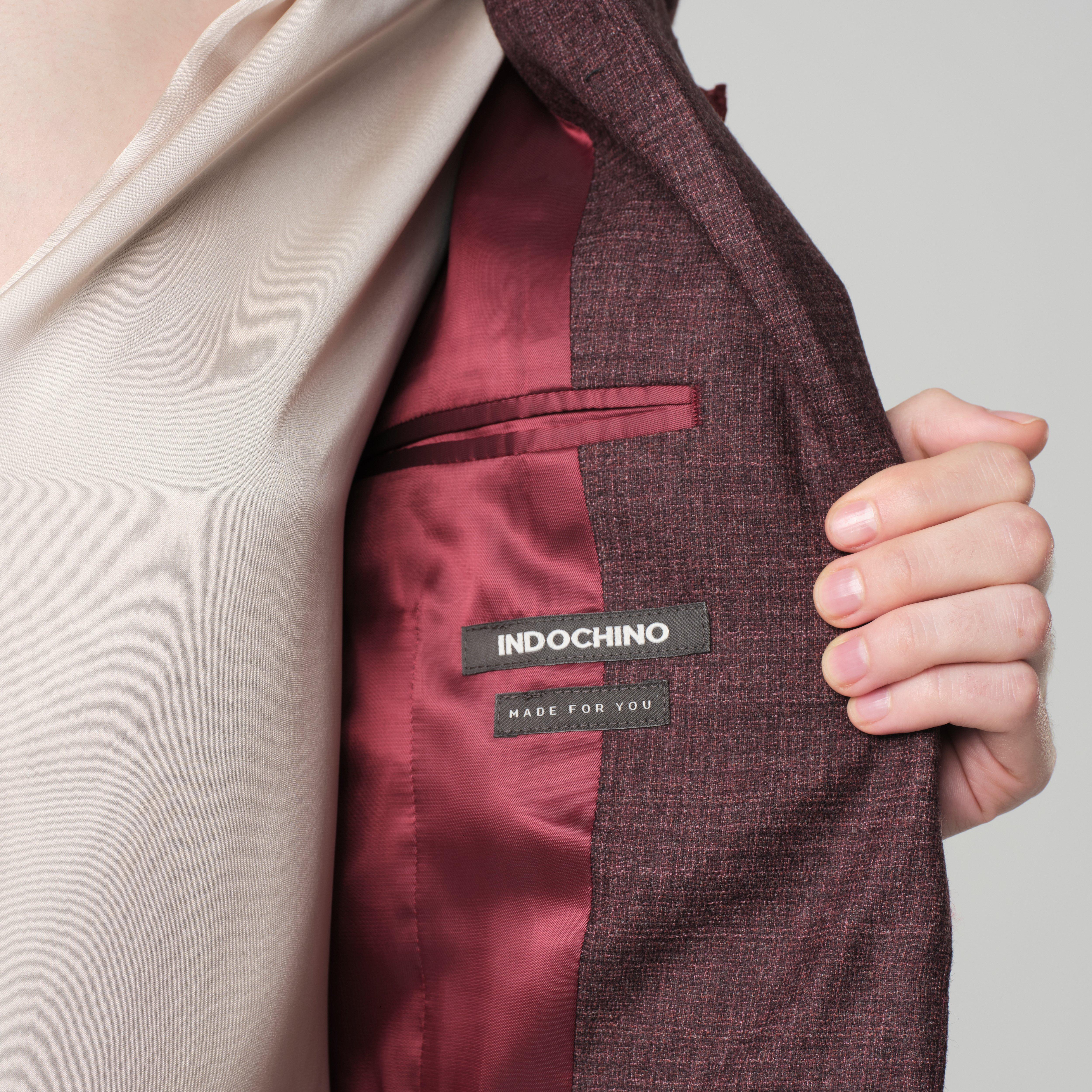 Product thumbnail 5 Burgundy suit women - Monza Solid Design from Italian Indochino Collection