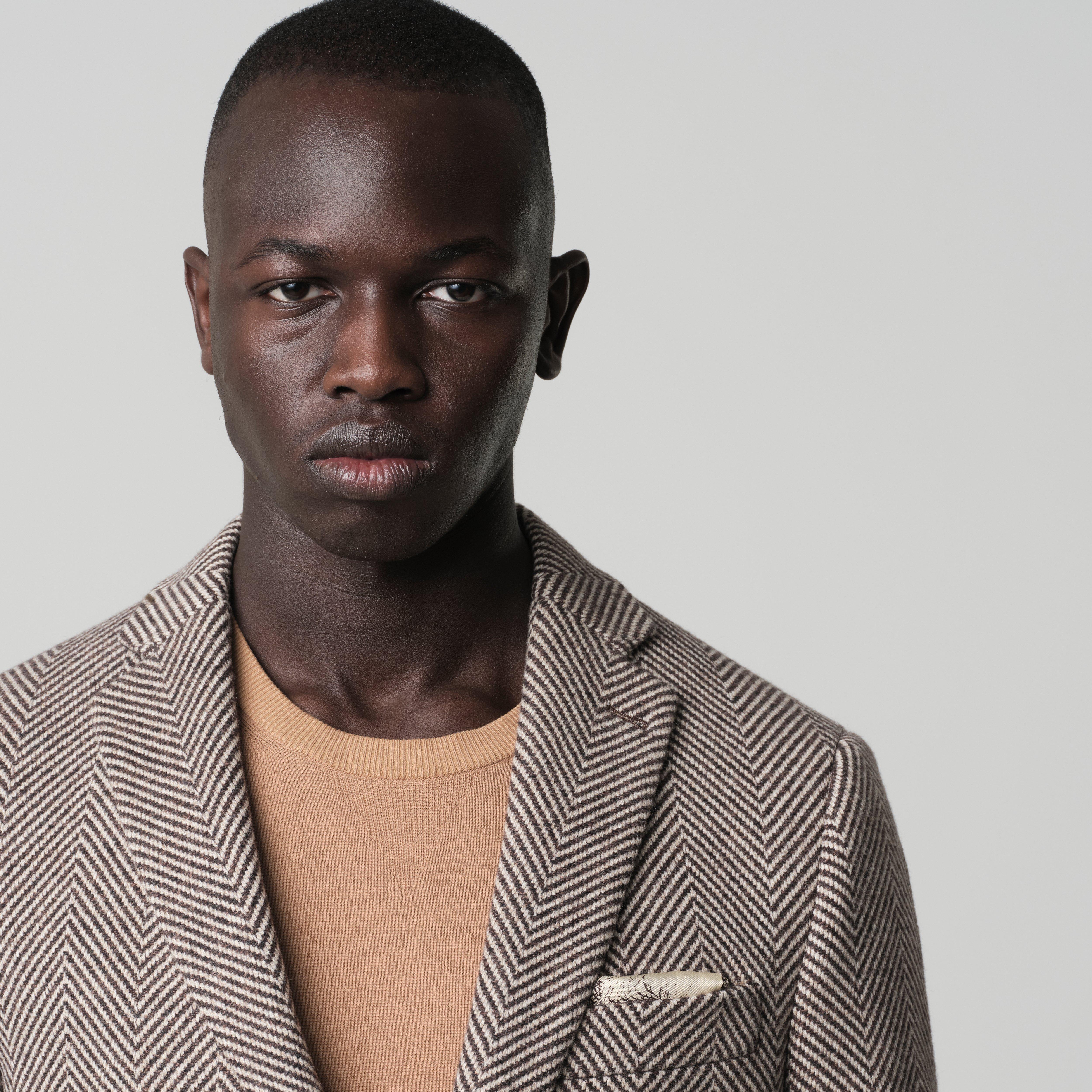 Product thumbnail 4 Brown blazer - Malta Herringbone Design from Italian Indochino Collection