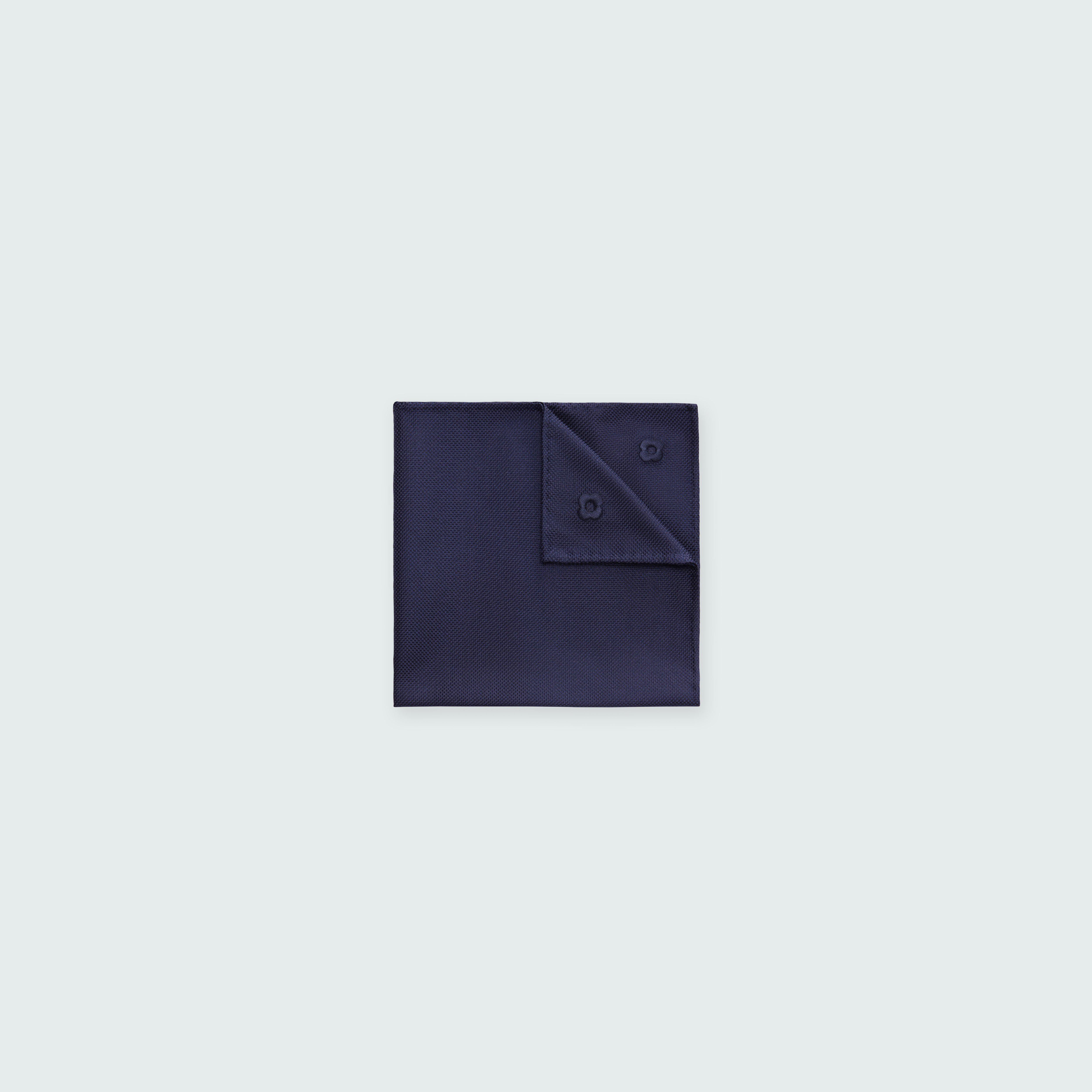 Navy pocket square - Print Design from Premium Indochino Collection