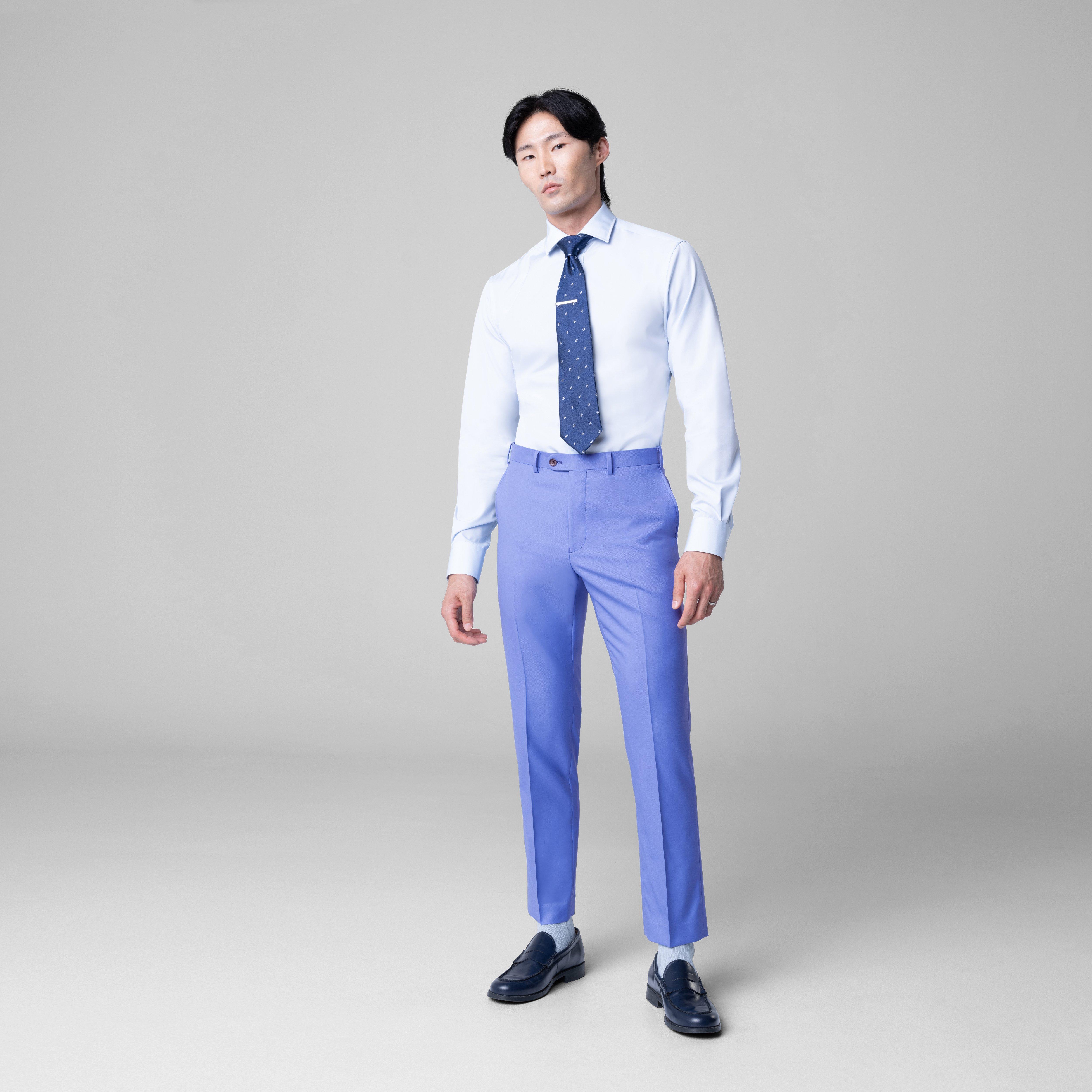 Product thumbnail 3 Blue suit - Highbridge Solid Design from Luxury Indochino Collection