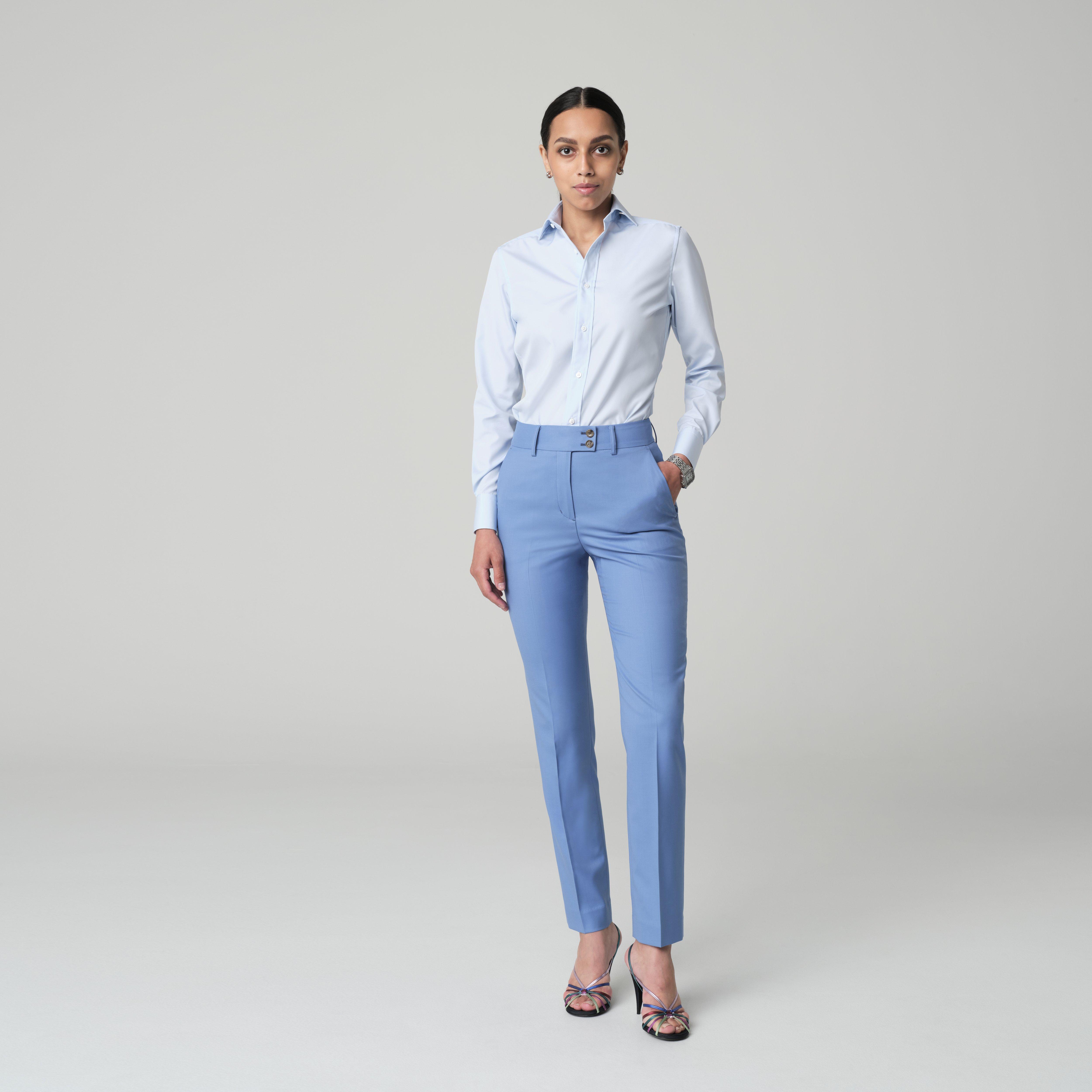 Product thumbnail 3 Blue suit women - Highbridge Solid Design from Luxury Indochino Collection