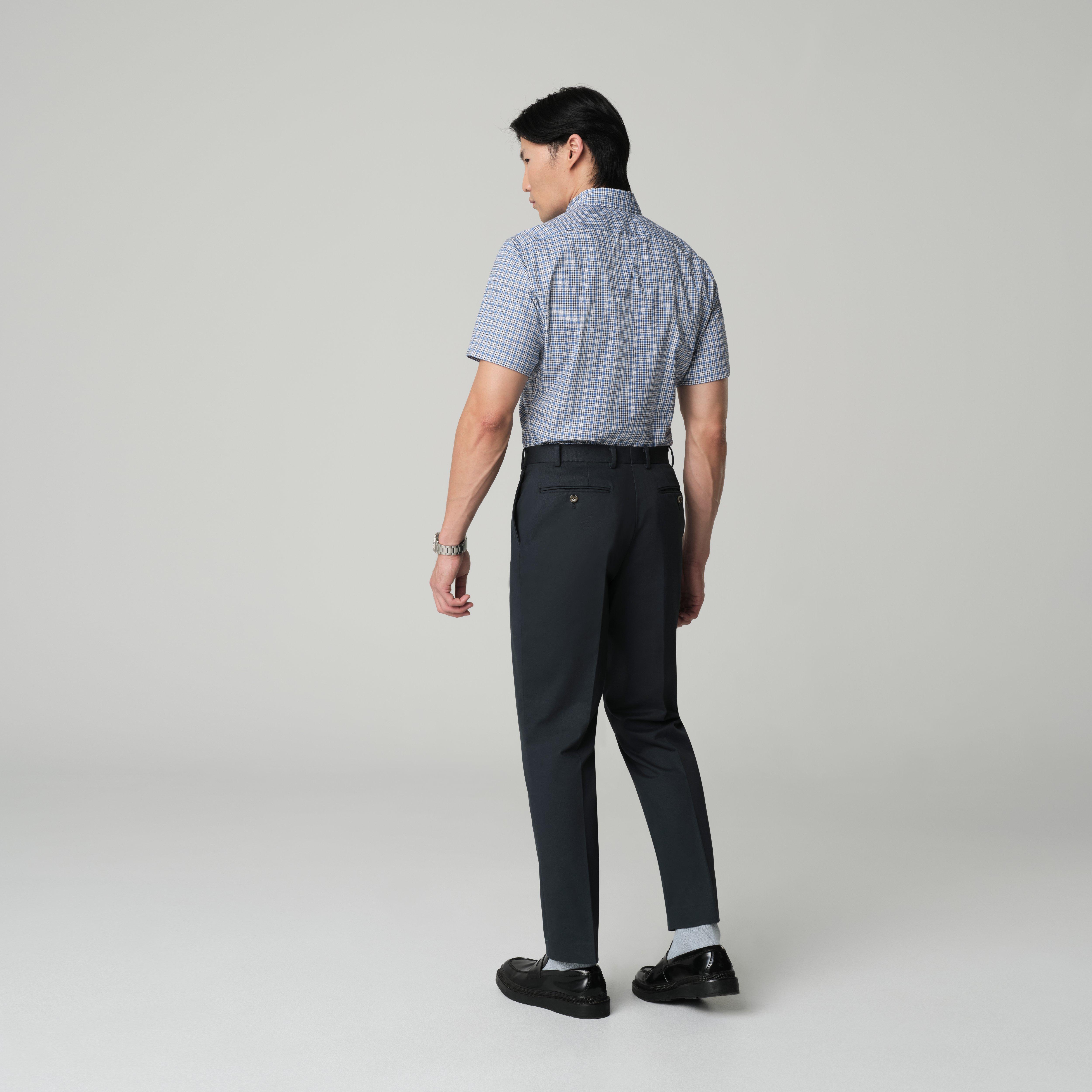 Product thumbnail 2 Blue shirt - Paddington Checked Design from Indochino Collection