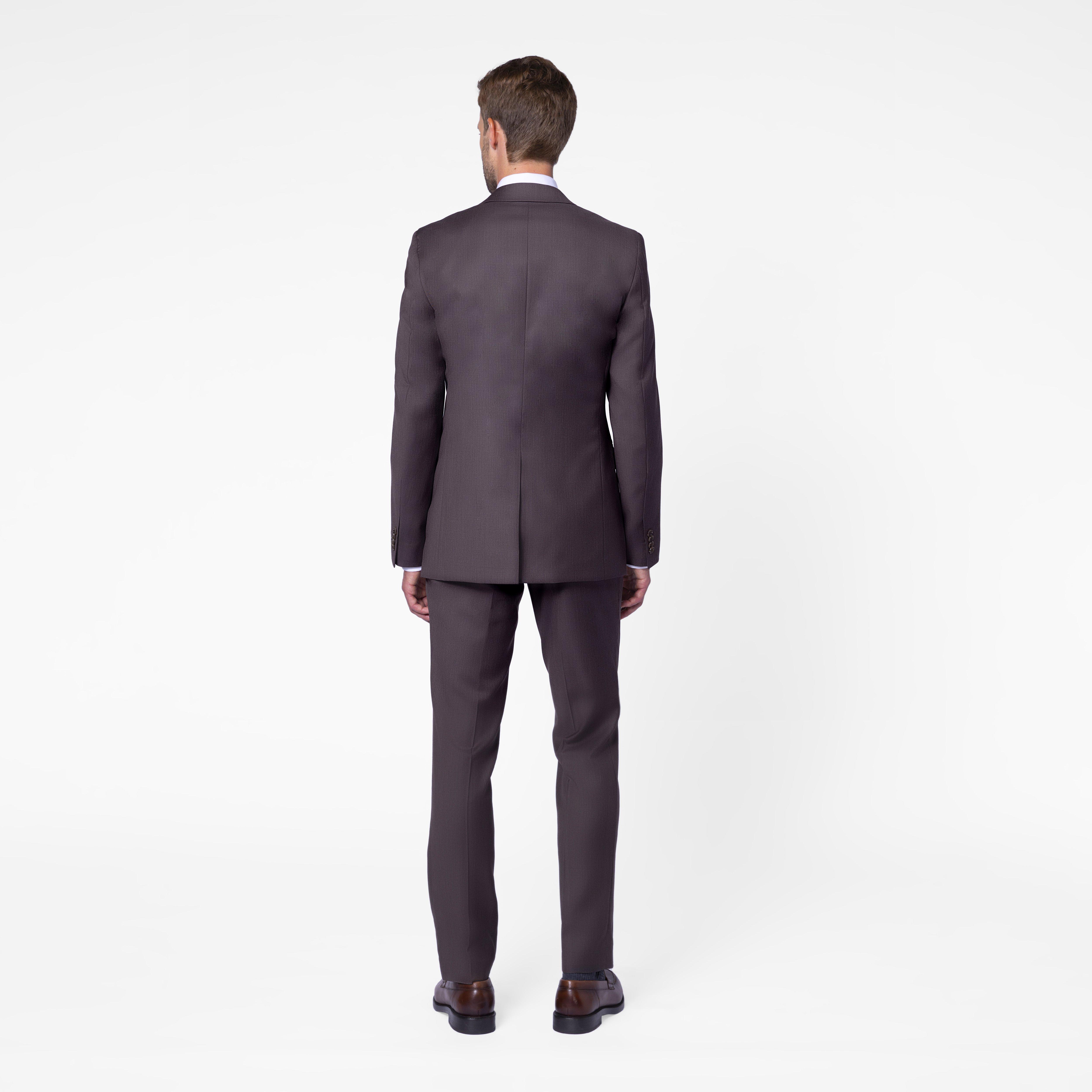 Product thumbnail 2 Brown suit - Hebburn Solid Design from Premium Indochino Collection