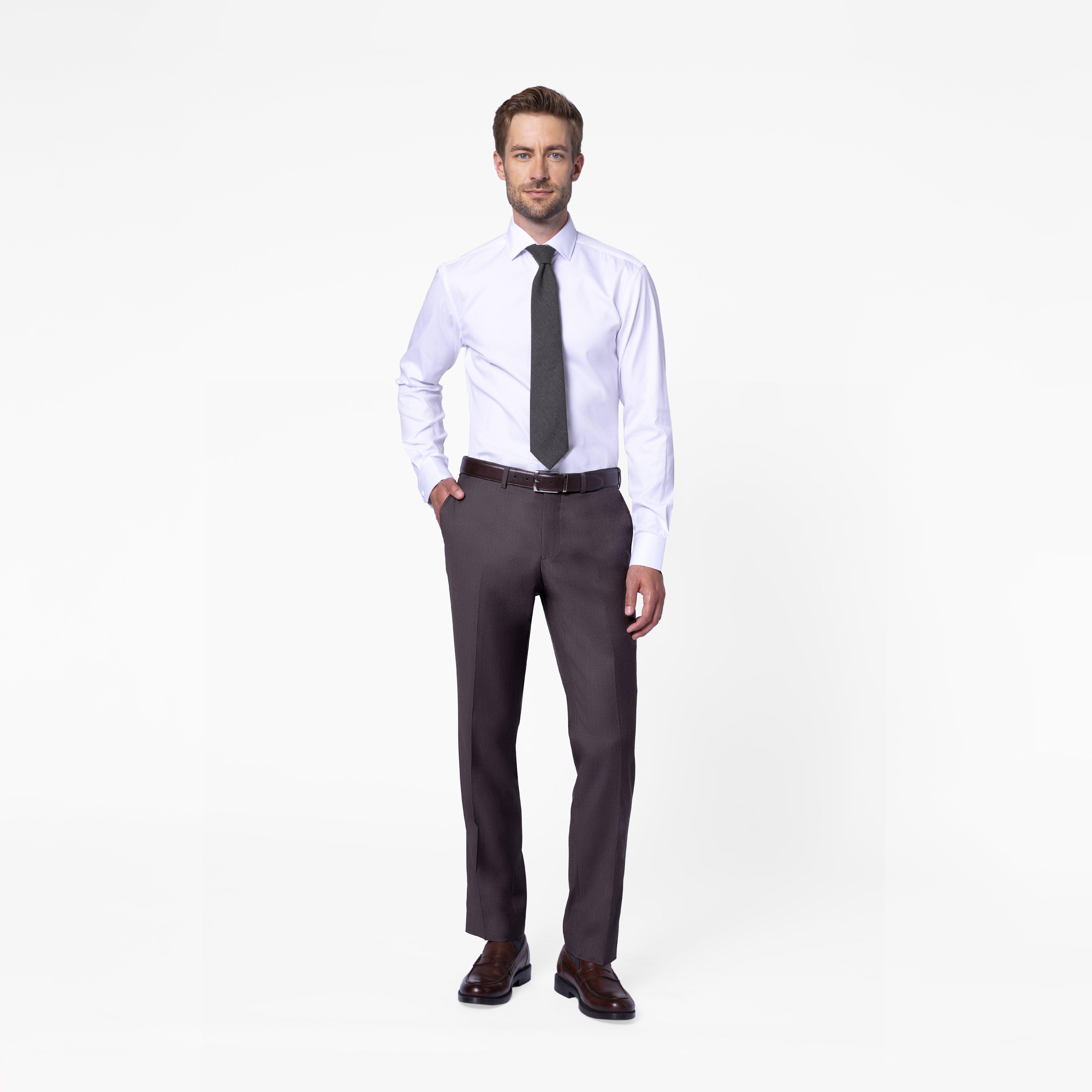 Product thumbnail 3 Brown suit - Hebburn Solid Design from Premium Indochino Collection