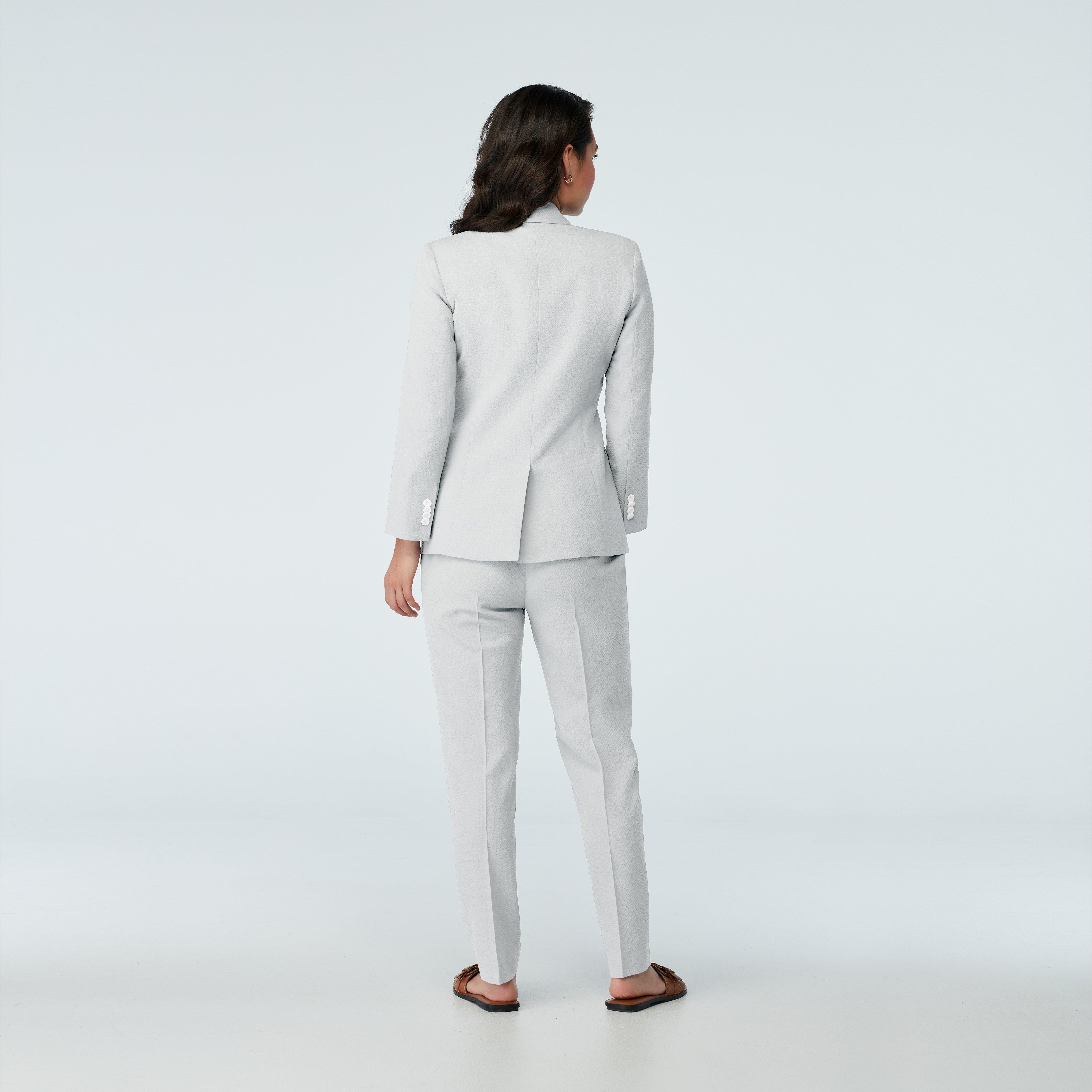 Product thumbnail 2 Gray blazer women - Mondovi Solid Design from Italian Seasonal Indochino Collection