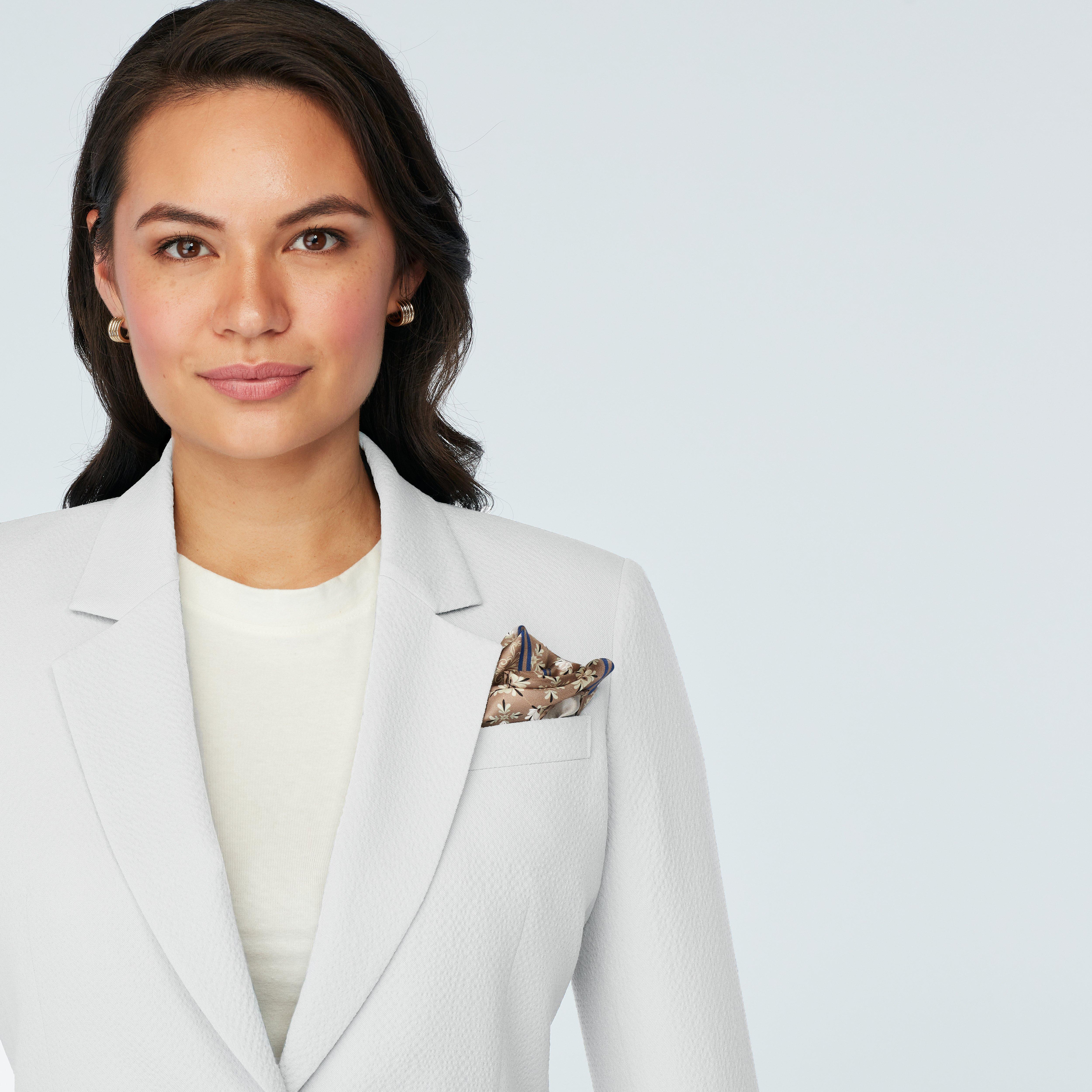 Product thumbnail 4 Gray blazer women - Mondovi Solid Design from Italian Seasonal Indochino Collection