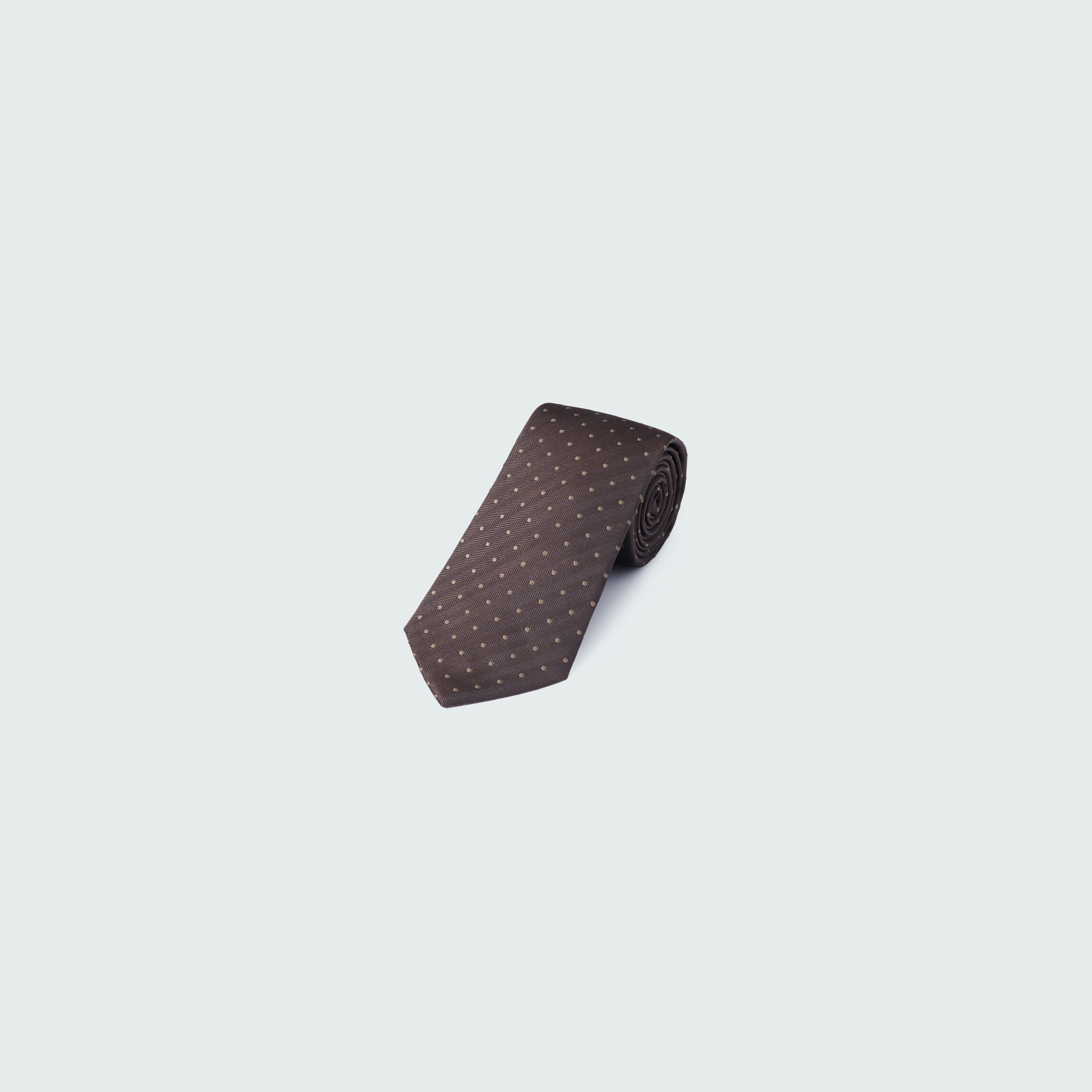 Brown tie - Pattern Design from Premium Indochino Collection
