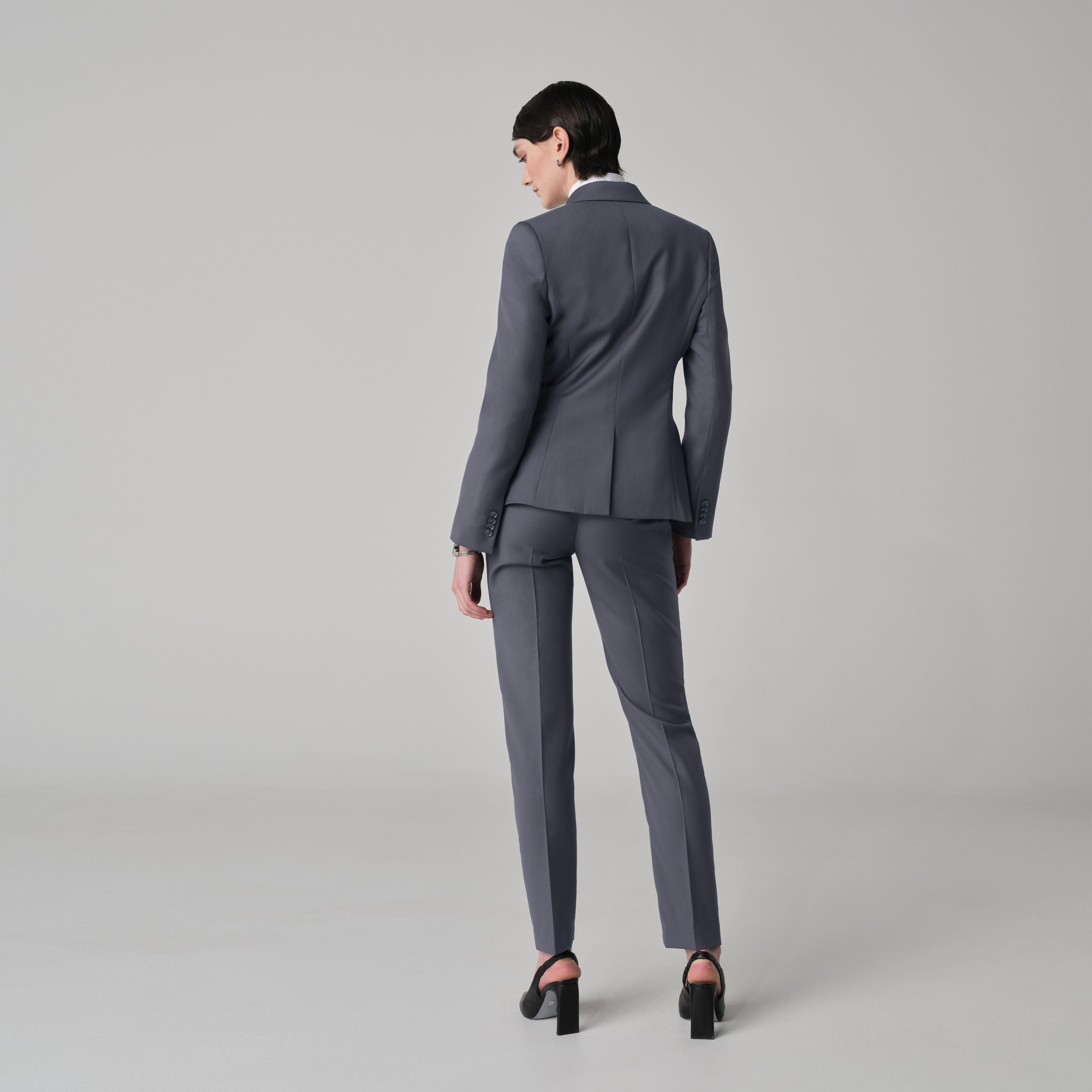 Product thumbnail 2 Gray suit women - Highworth Solid Design from Premium Indochino Collection