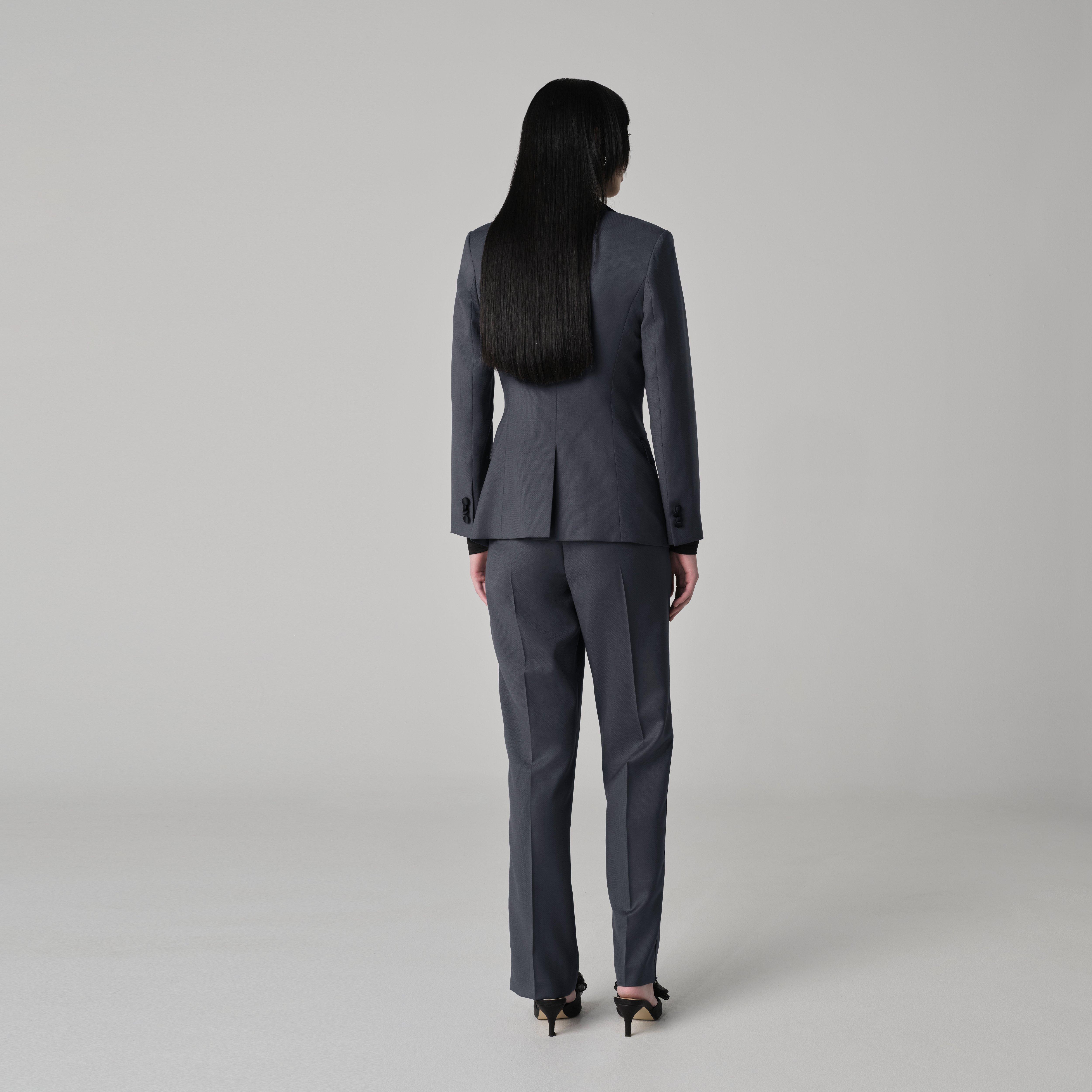 Product thumbnail 2 Gray suit women - Highworth Solid Design from Tuxedo Indochino Collection