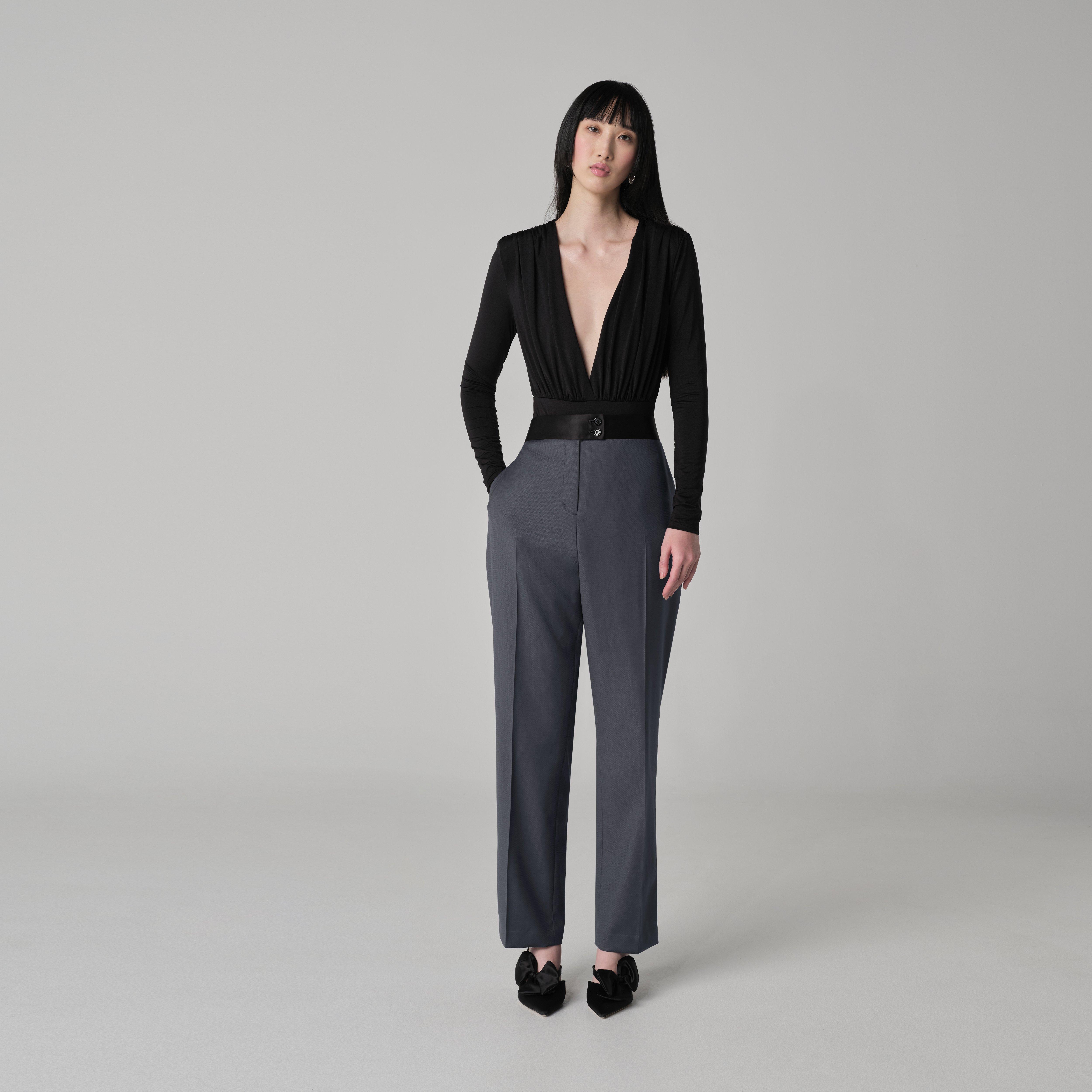 Product thumbnail 3 Gray suit women - Highworth Solid Design from Tuxedo Indochino Collection