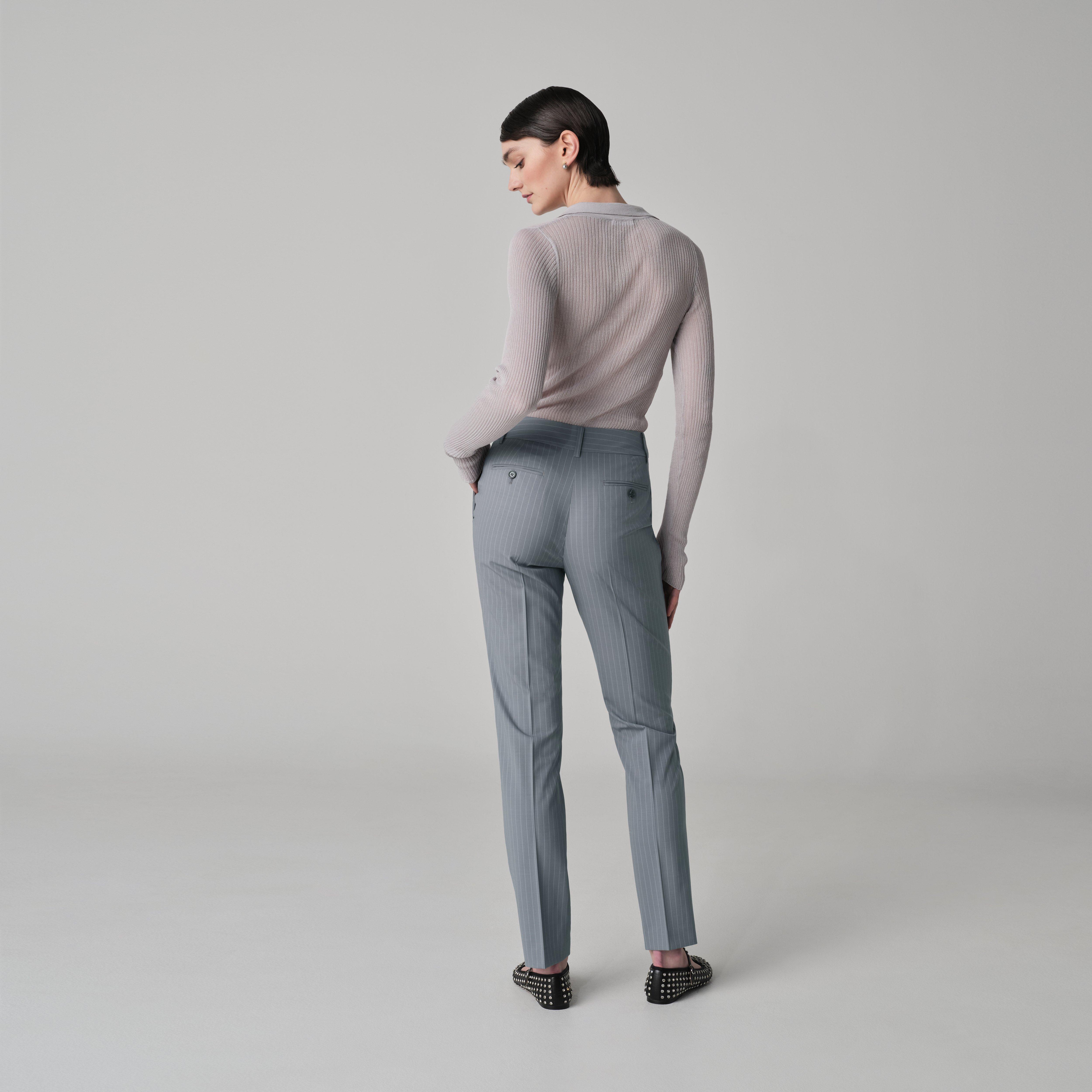 Product thumbnail 2 Gray pants women - Howell Striped Design from Luxury Indochino Collection