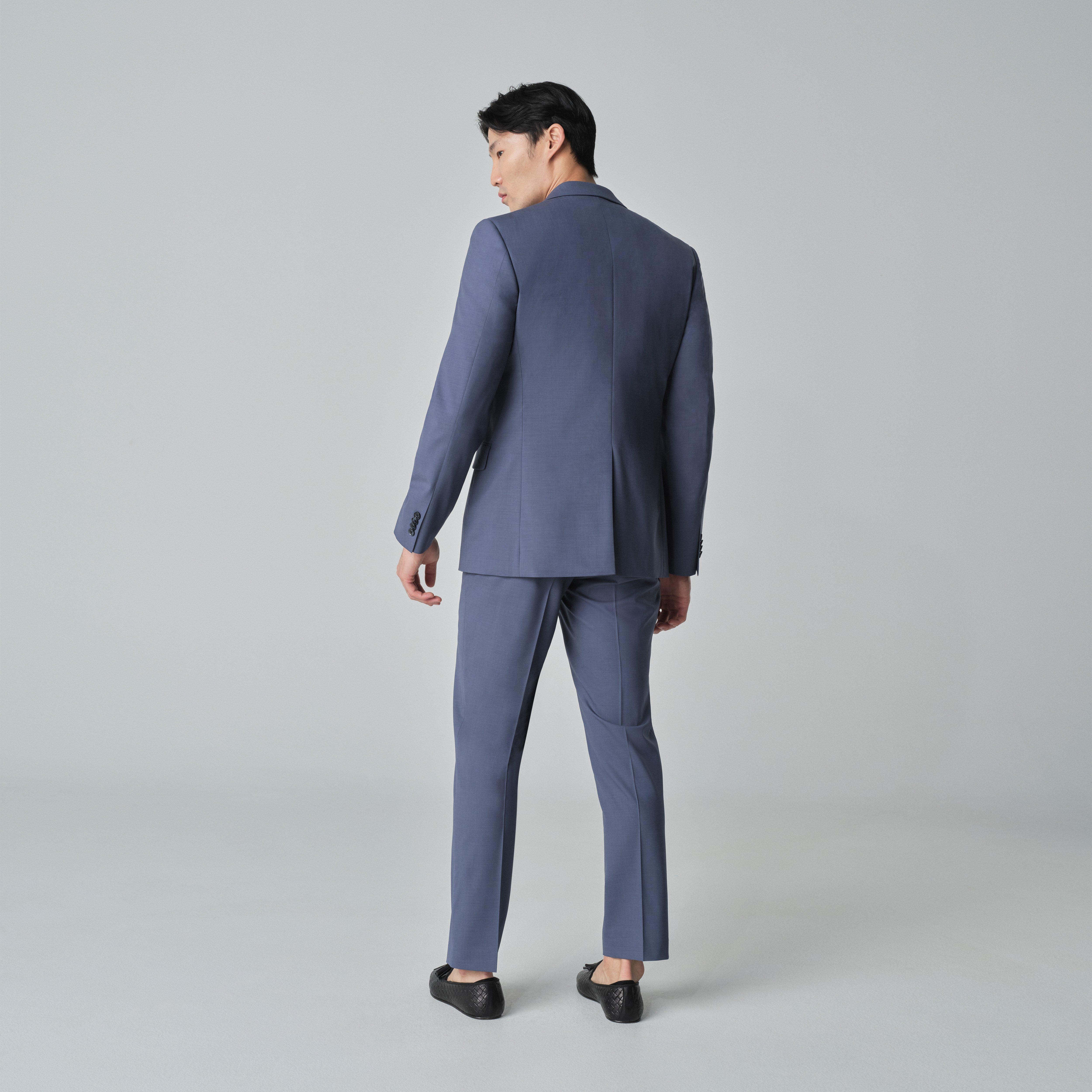 Product thumbnail 2 Blue suit - Howell Solid Design from Luxury Indochino Collection