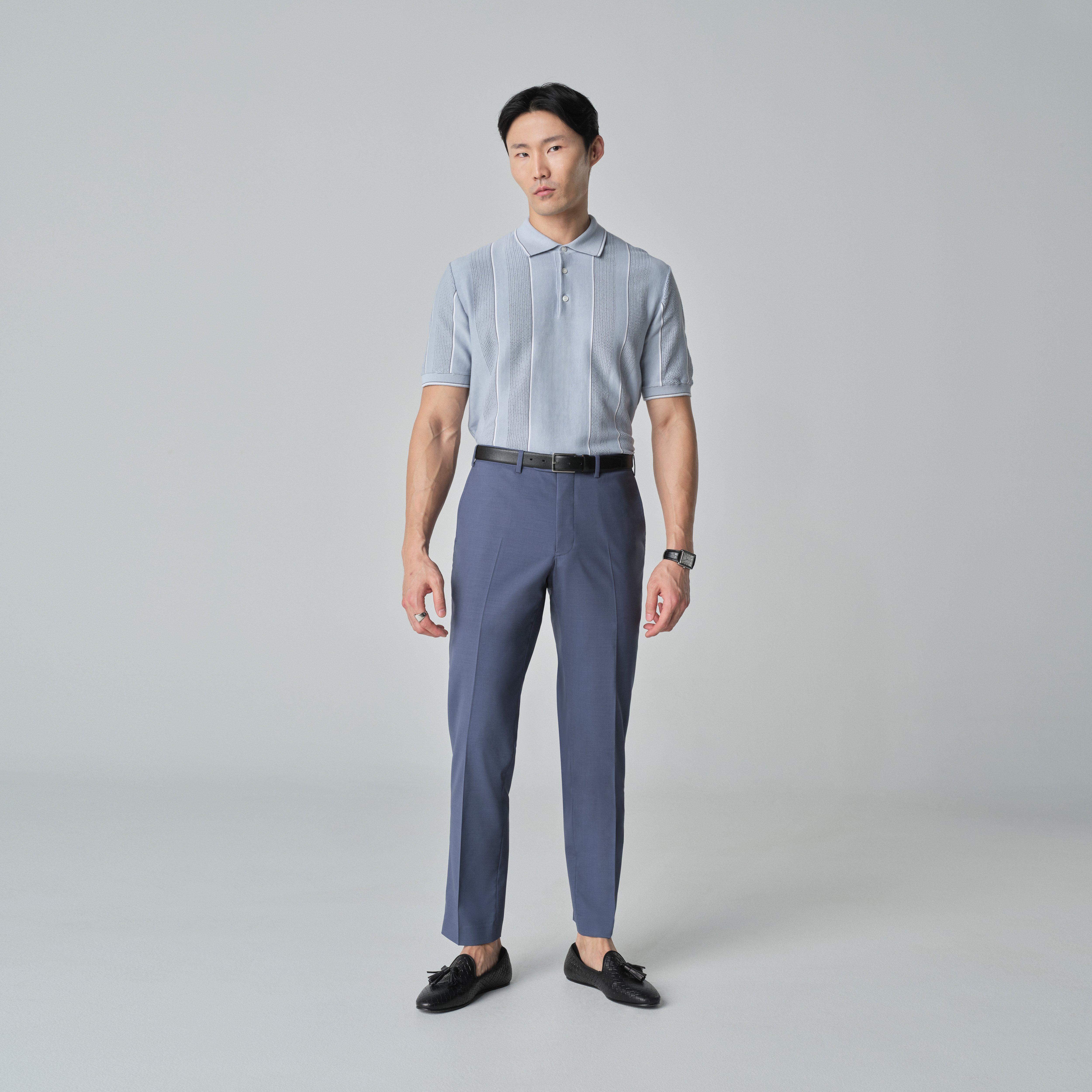 Product thumbnail 3 Blue suit - Howell Solid Design from Luxury Indochino Collection