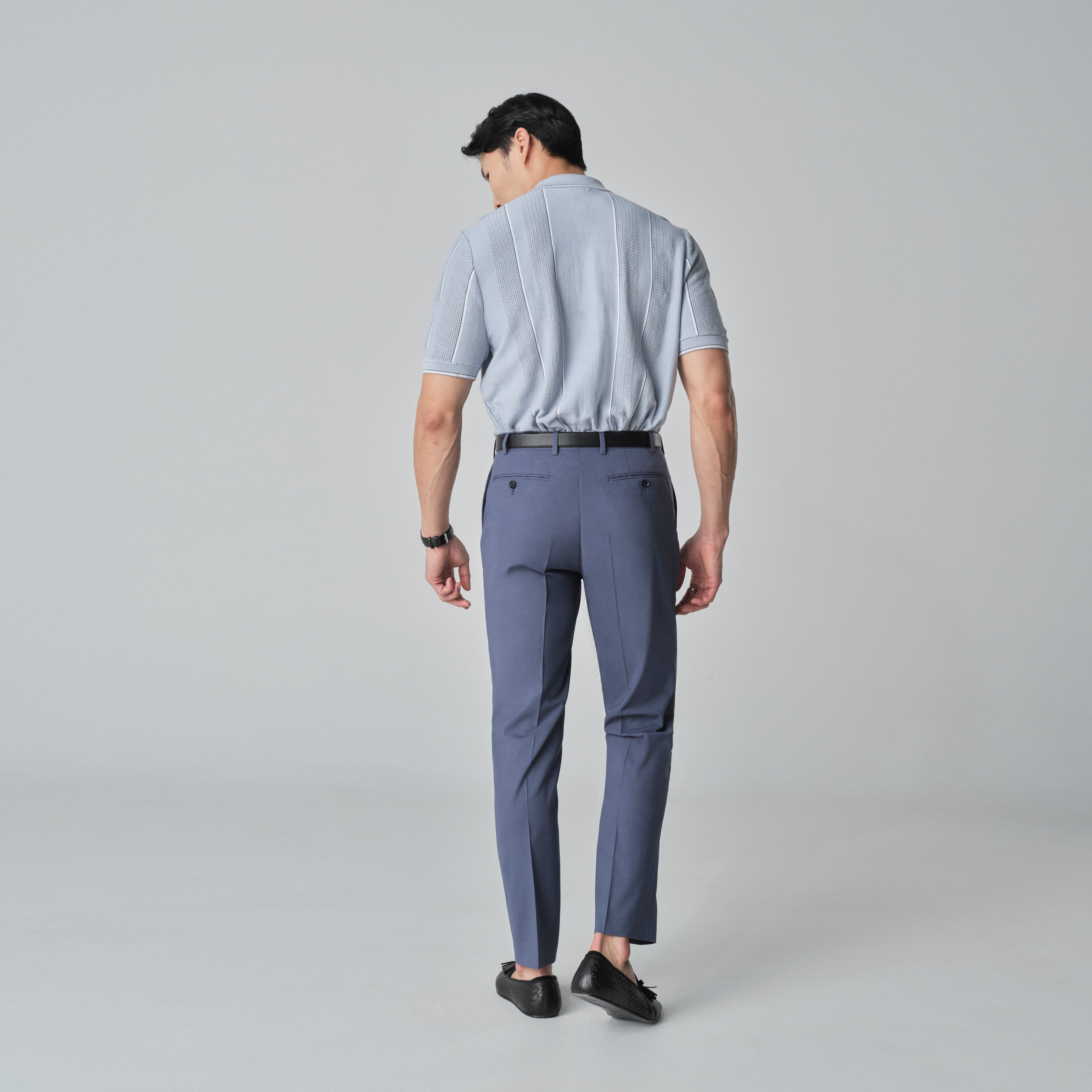 Product thumbnail 4 Blue suit - Howell Solid Design from Luxury Indochino Collection