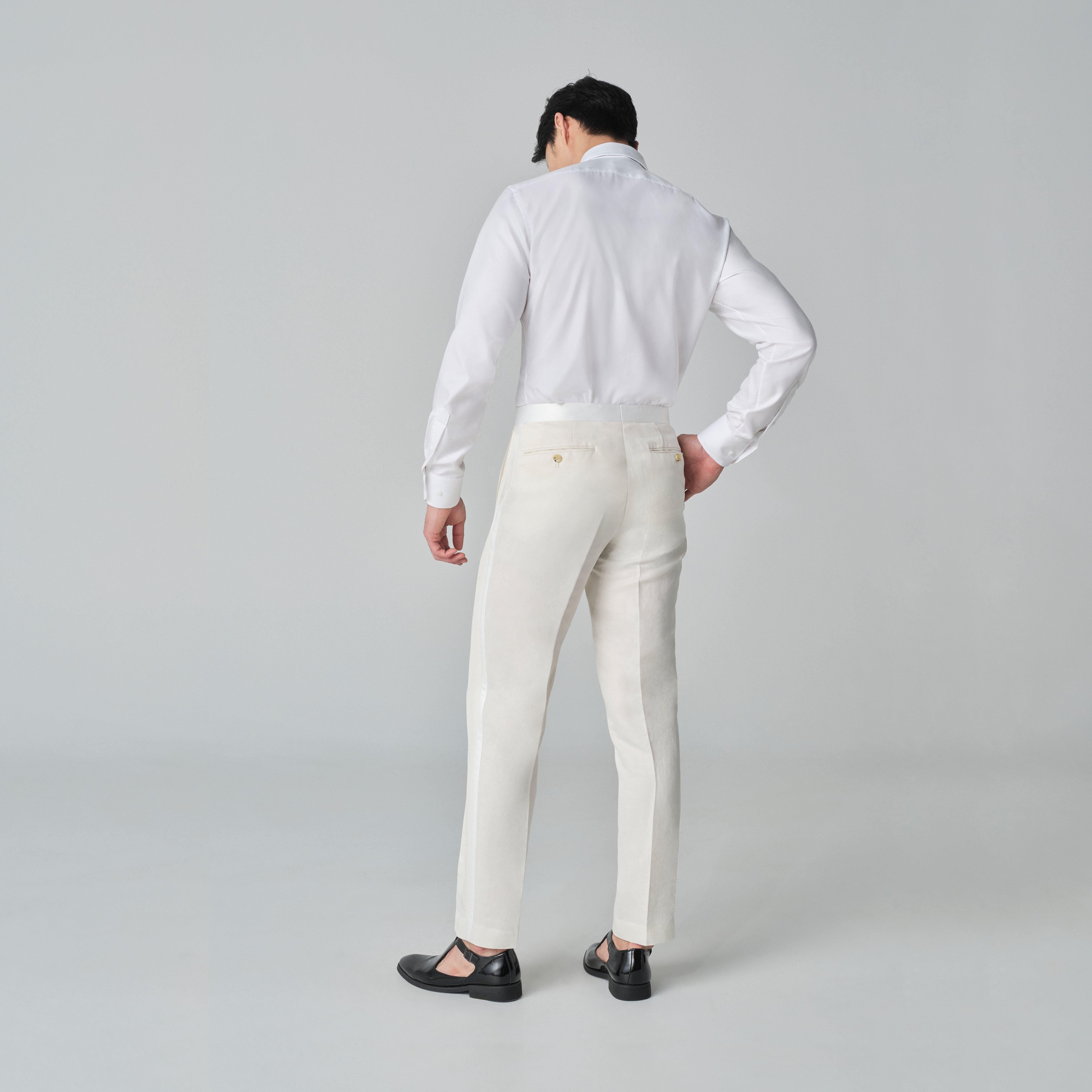 Product thumbnail 2 Ivory pants - Kentford Solid Design from Seasonal Indochino Collection