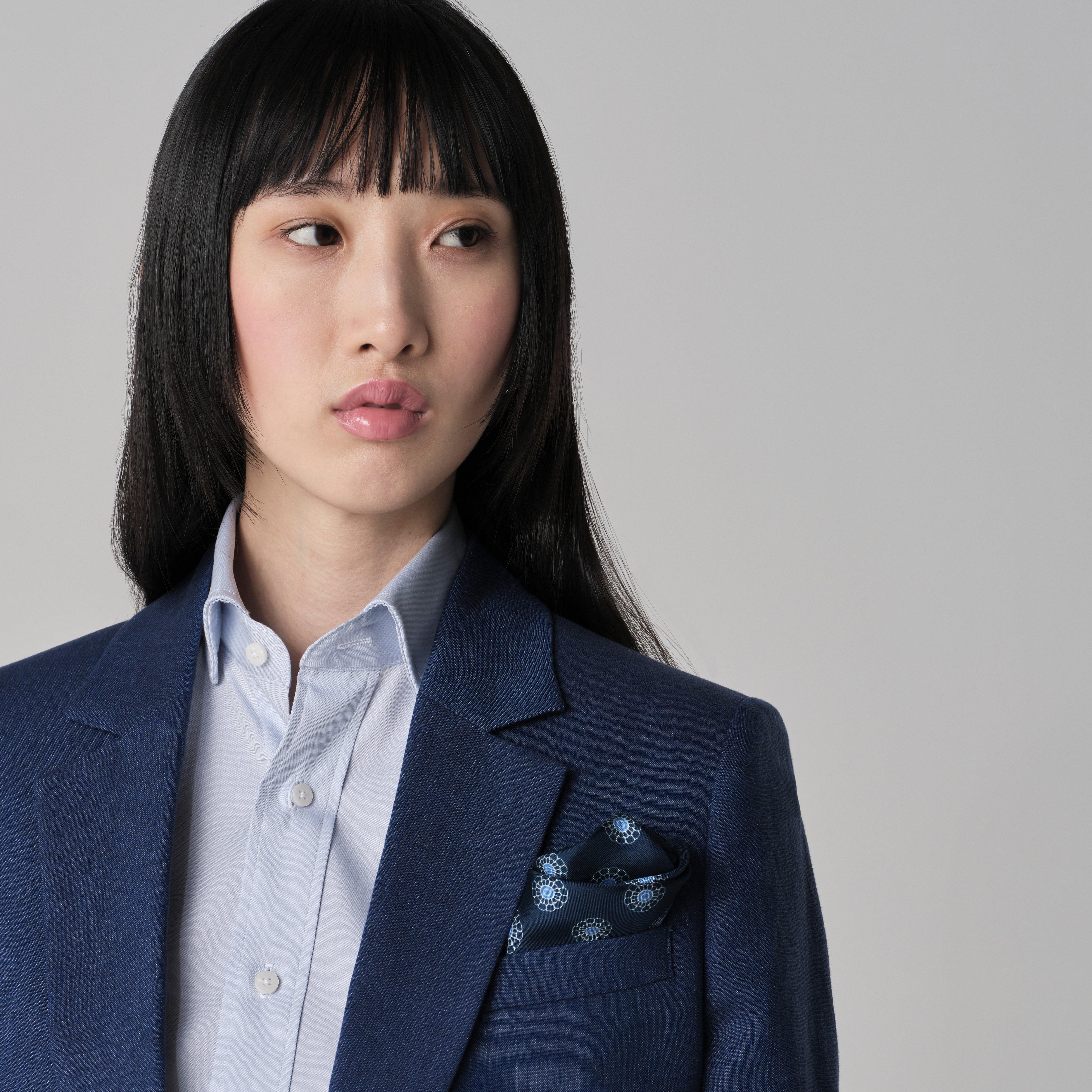 Product thumbnail 4 Blue blazer women - Madesimo Solid Design from Italian Indochino Collection