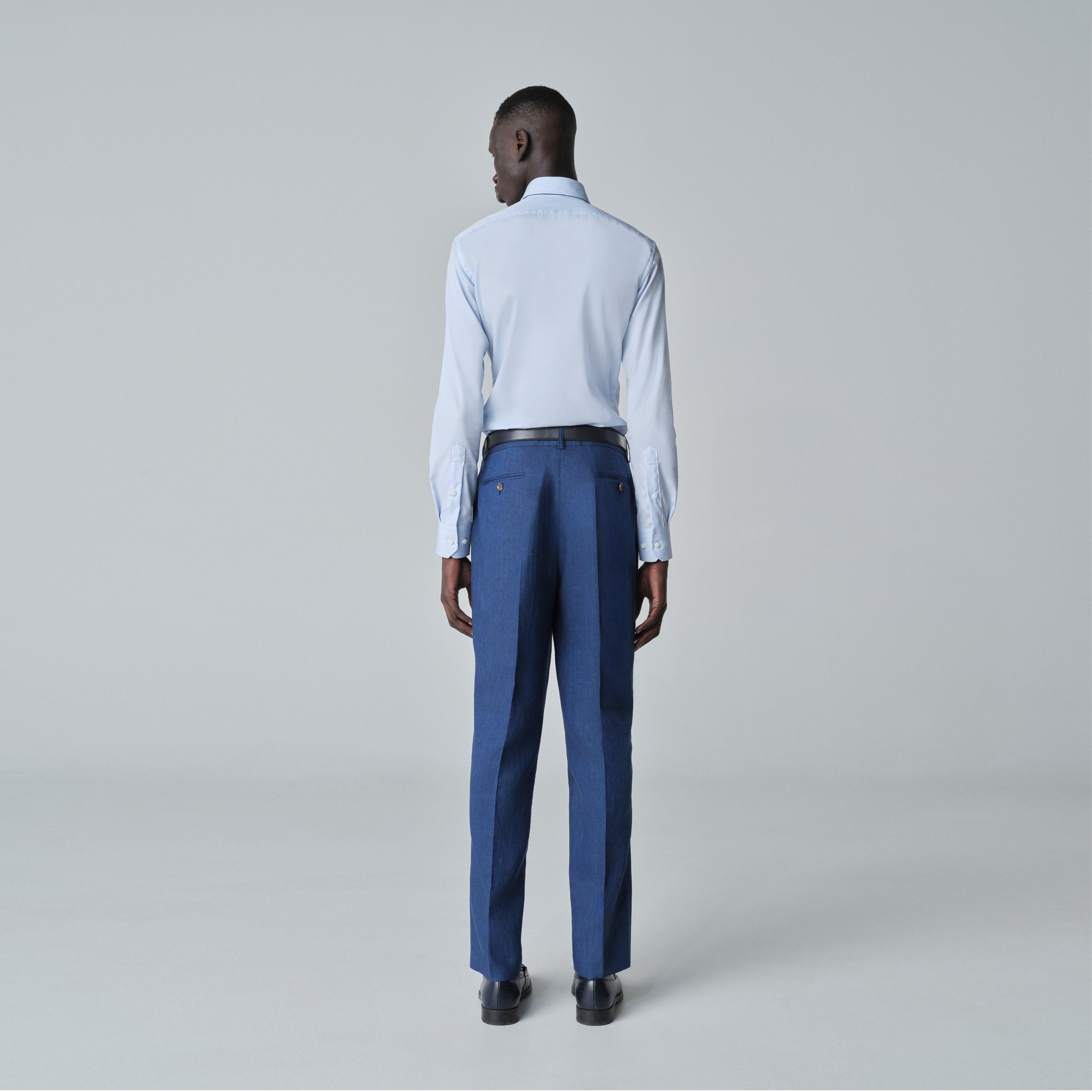 Product thumbnail 4 Blue suit - Madesimo Solid Design from Italian Indochino Collection