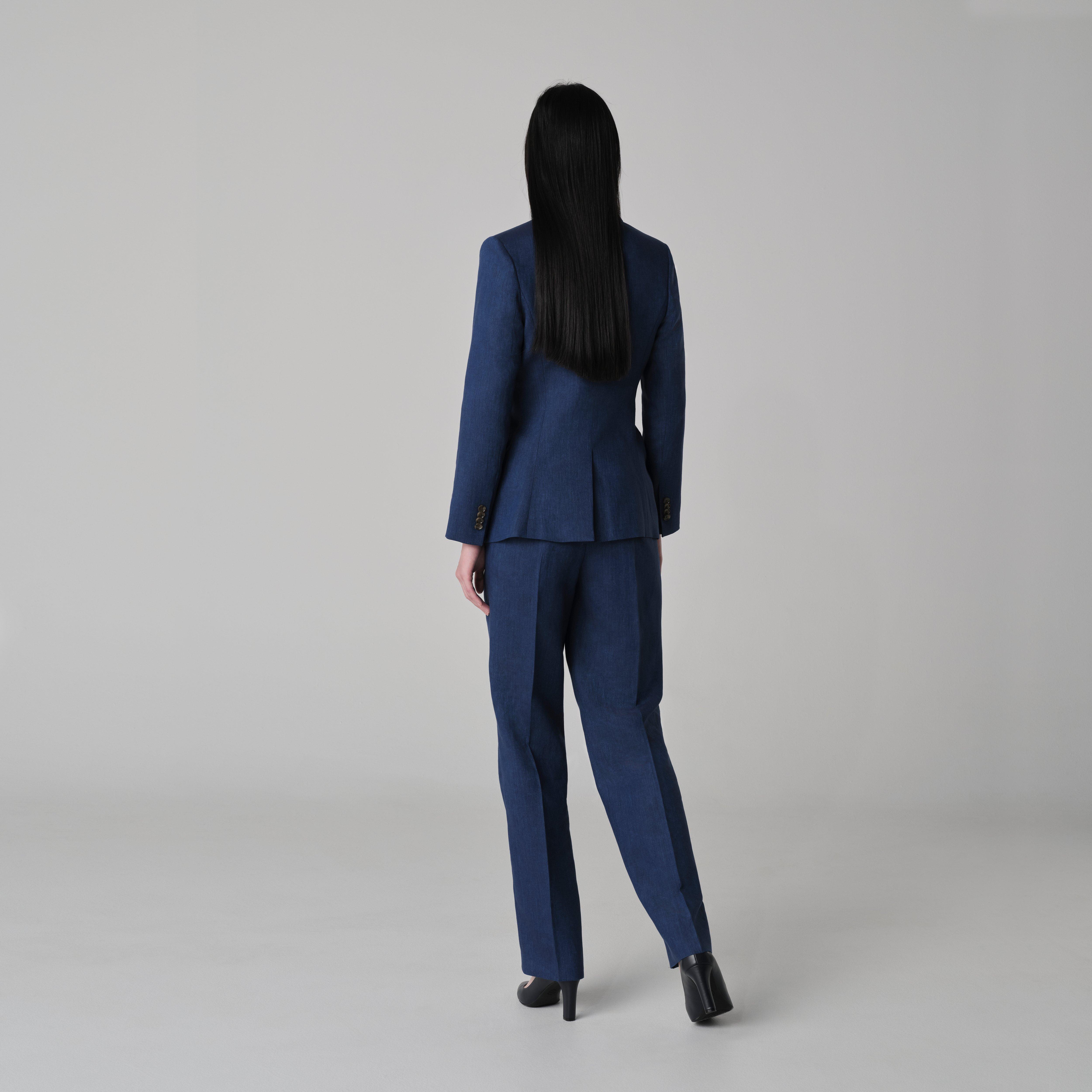 Product thumbnail 2 Blue suit women - Madesimo Solid Design from Spring / Summer Indochino Collection