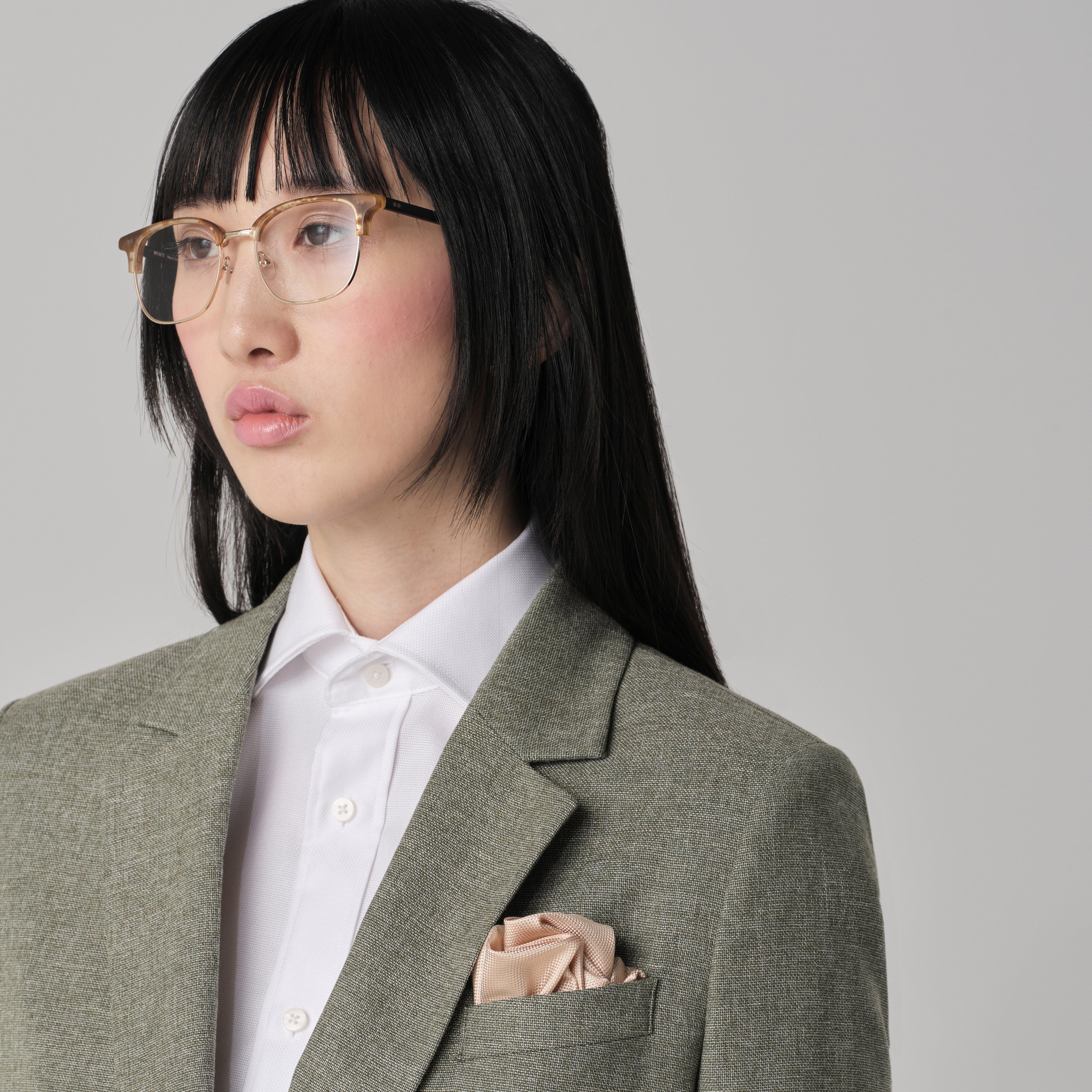 Product thumbnail 4 Olive blazer women - Marche Solid Design from Italian Indochino Collection