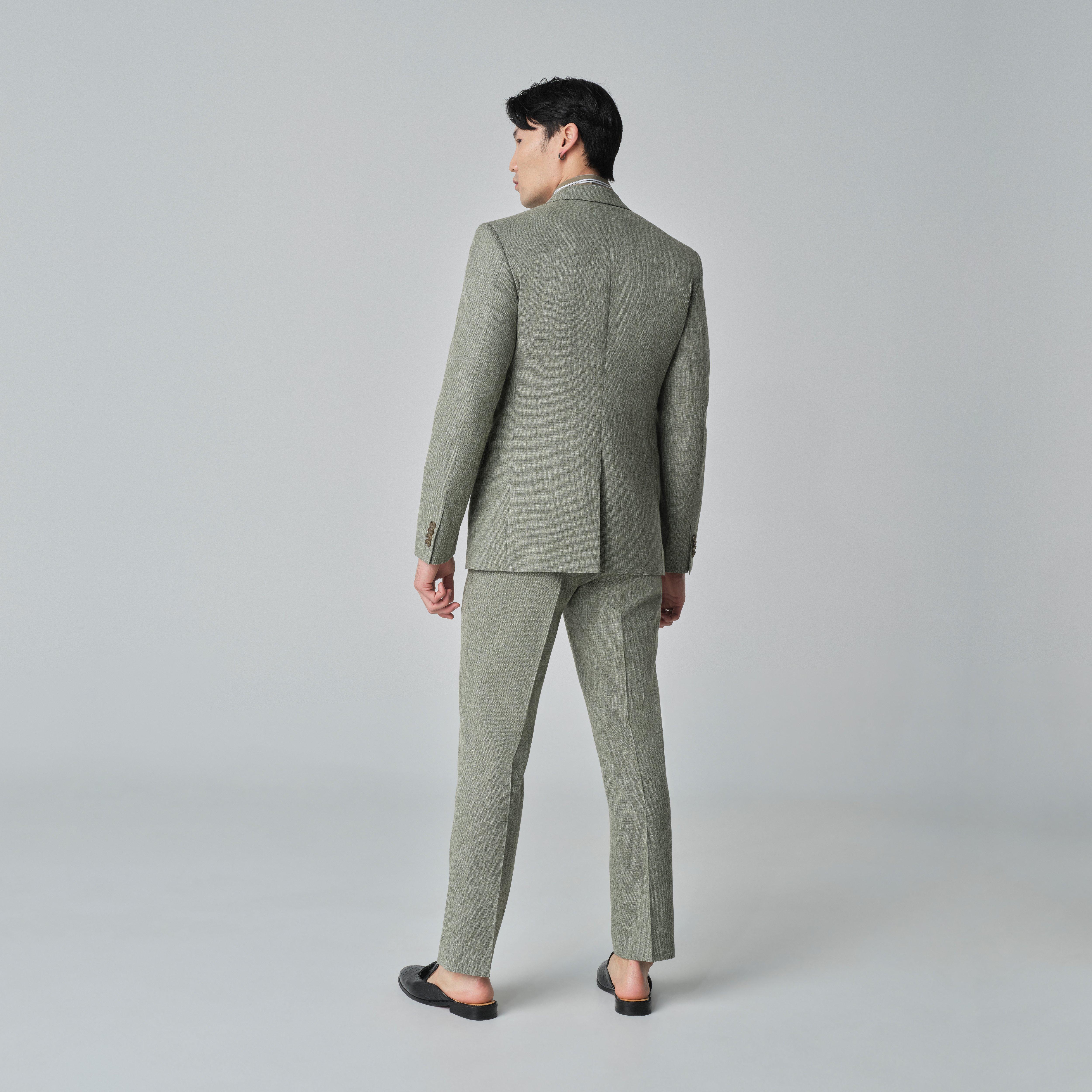 Product thumbnail 2 Olive suit - Marche Solid Design from Italian Indochino Collection