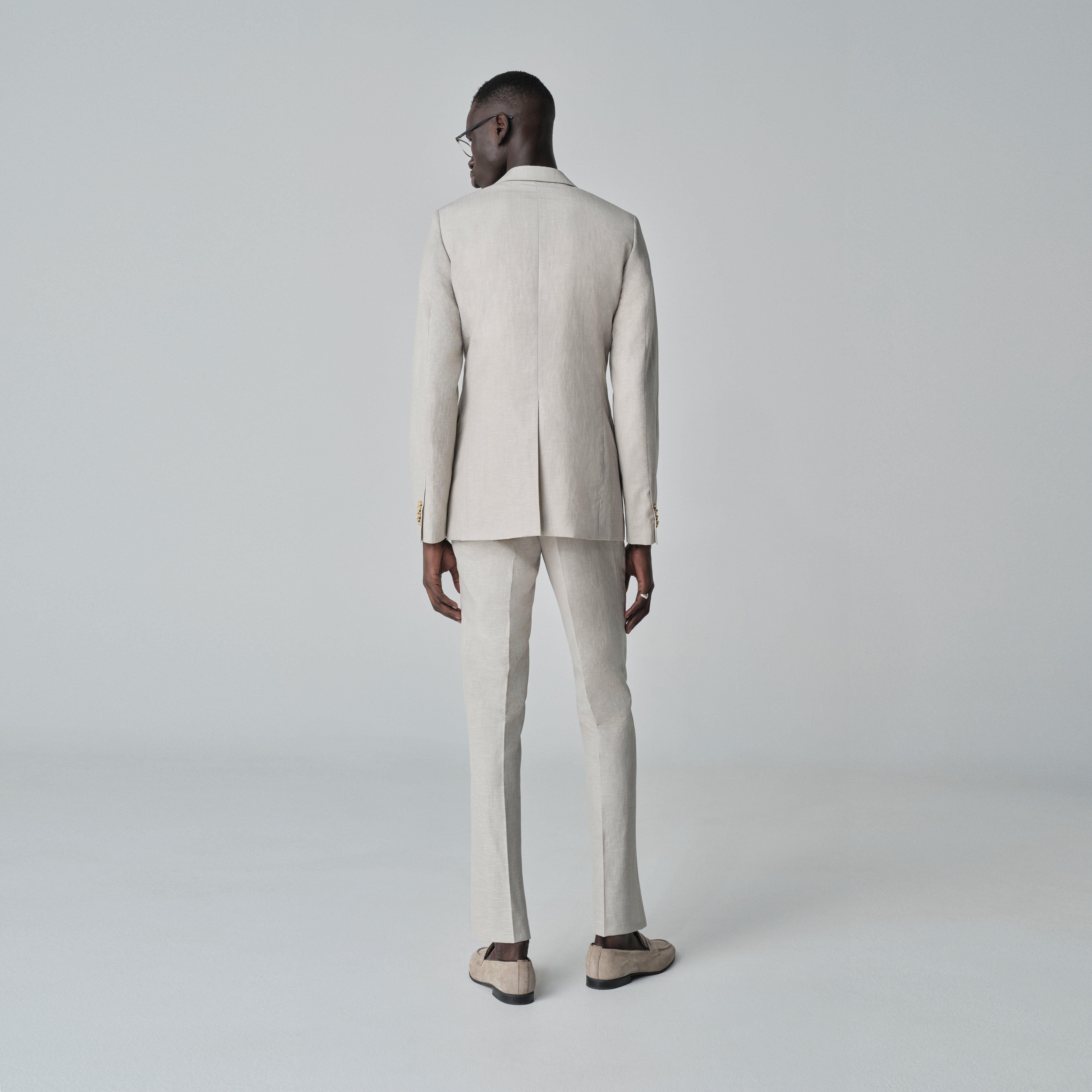Product thumbnail 2 Ivory blazer - Minori Solid Design from Italian Indochino Collection