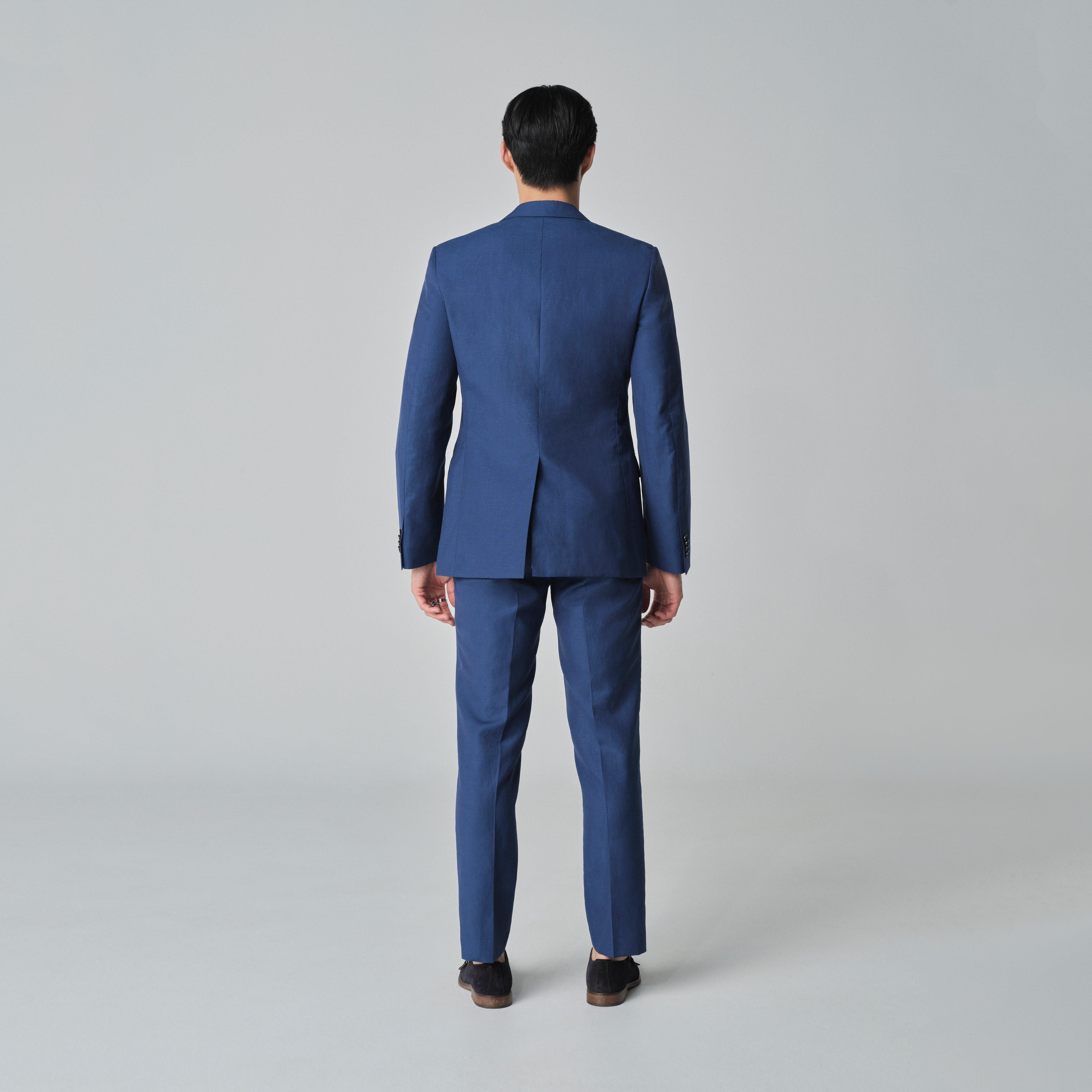 Product thumbnail 2 Blue blazer - Minori Solid Design from Italian Indochino Collection