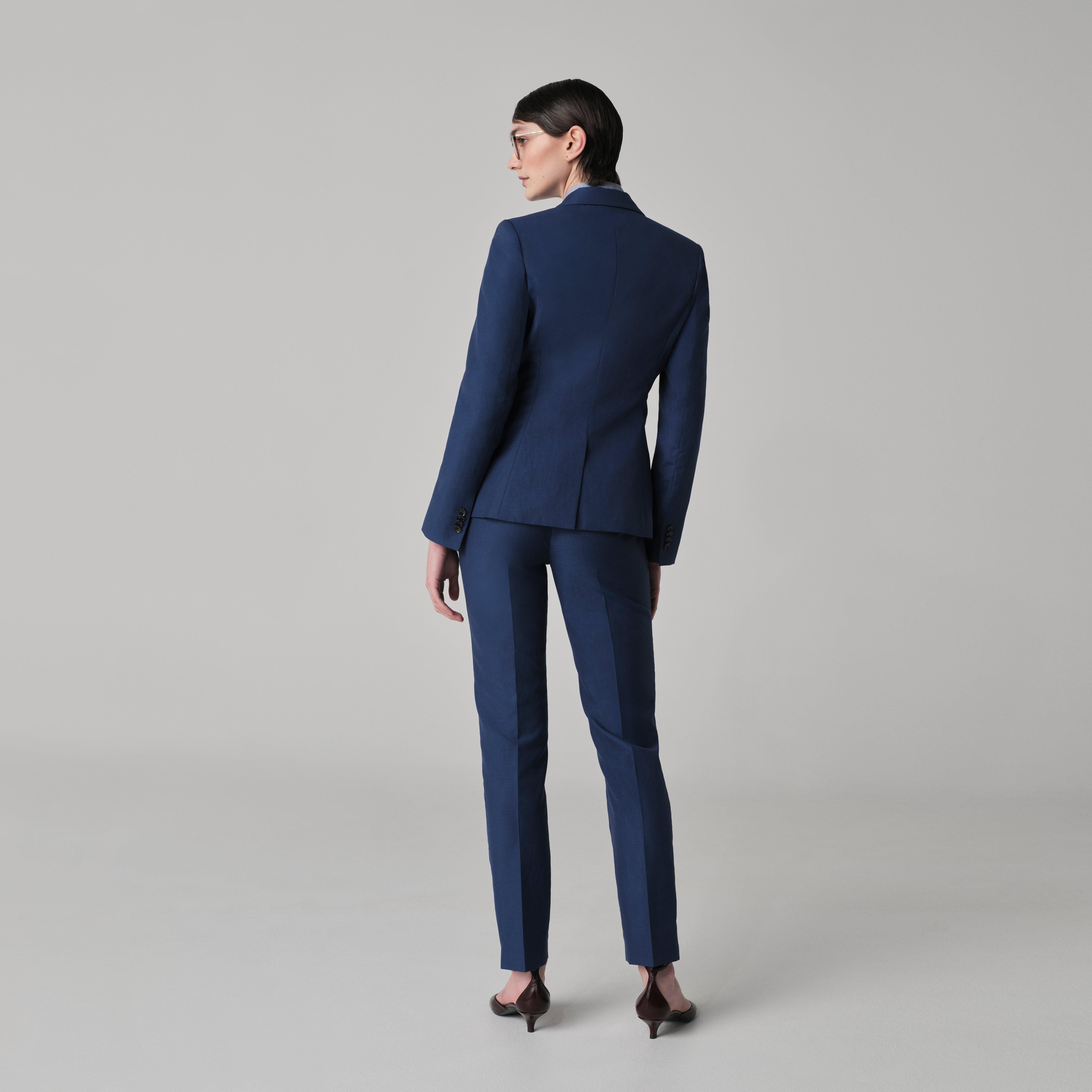 Product thumbnail 2 Blue blazer women - Minori Solid Design from Italian Indochino Collection
