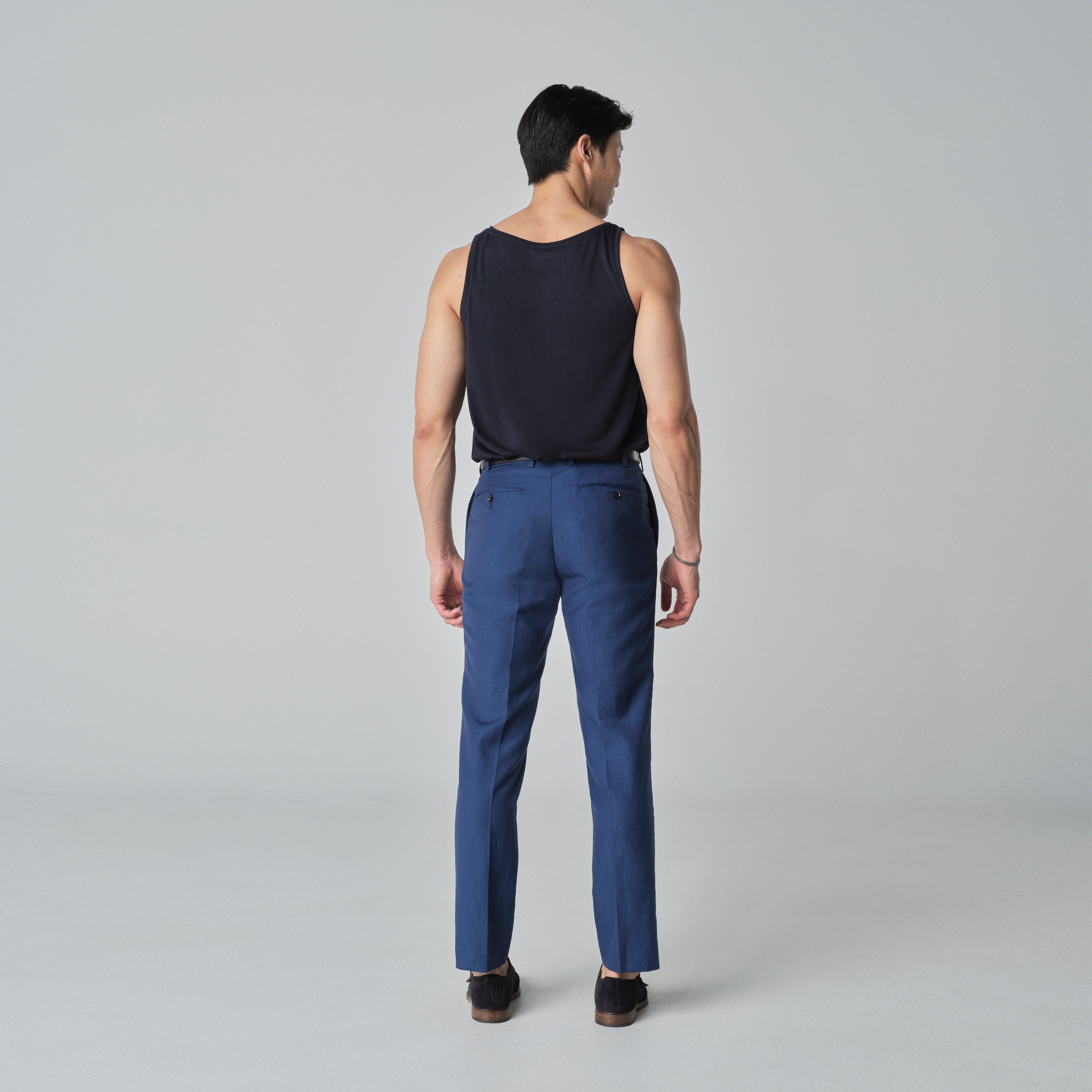 Product thumbnail 2 Blue pants - Minori Solid Design from Seasonal Indochino Collection