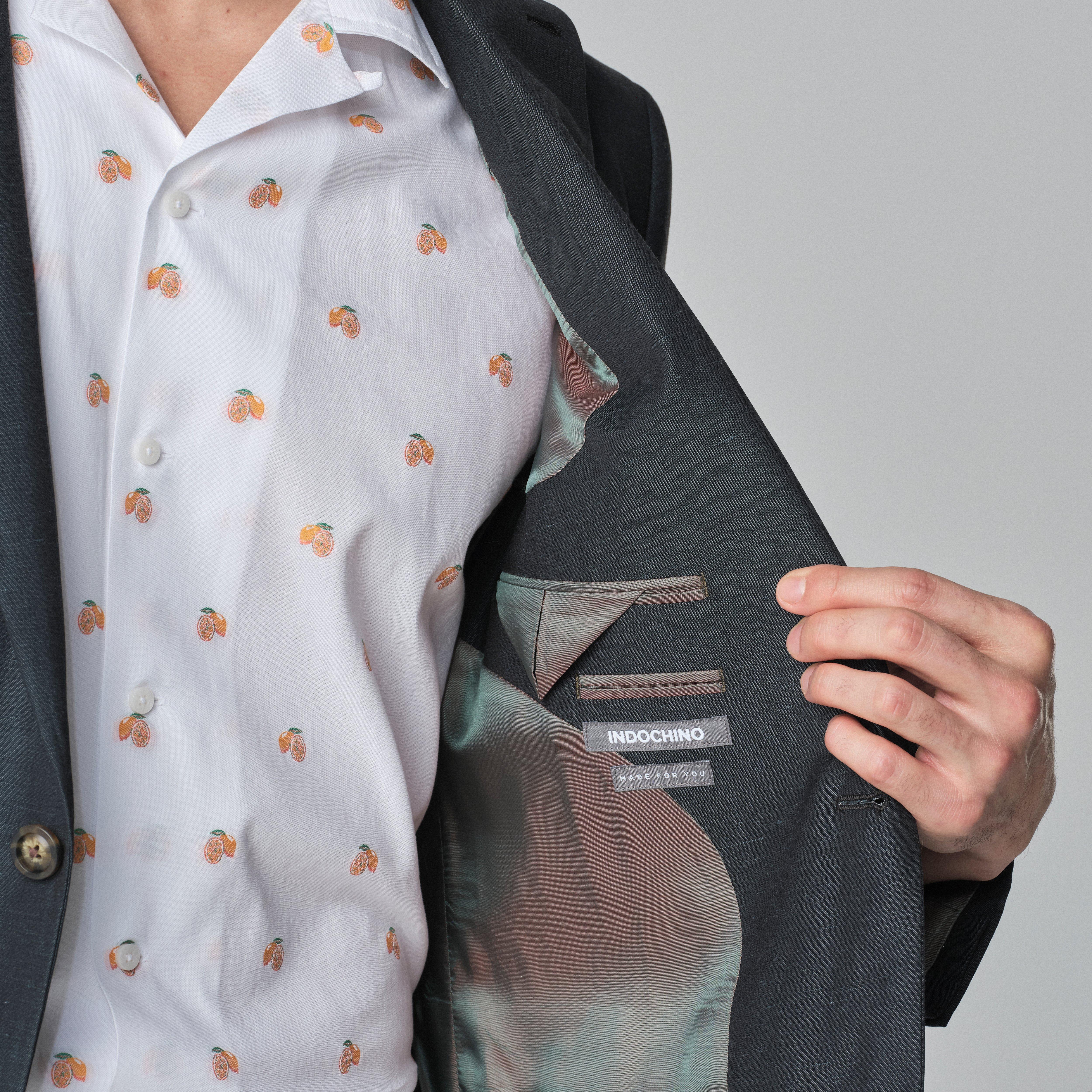 Product thumbnail 5 Green suit - Minori Solid Design from Italian Indochino Collection