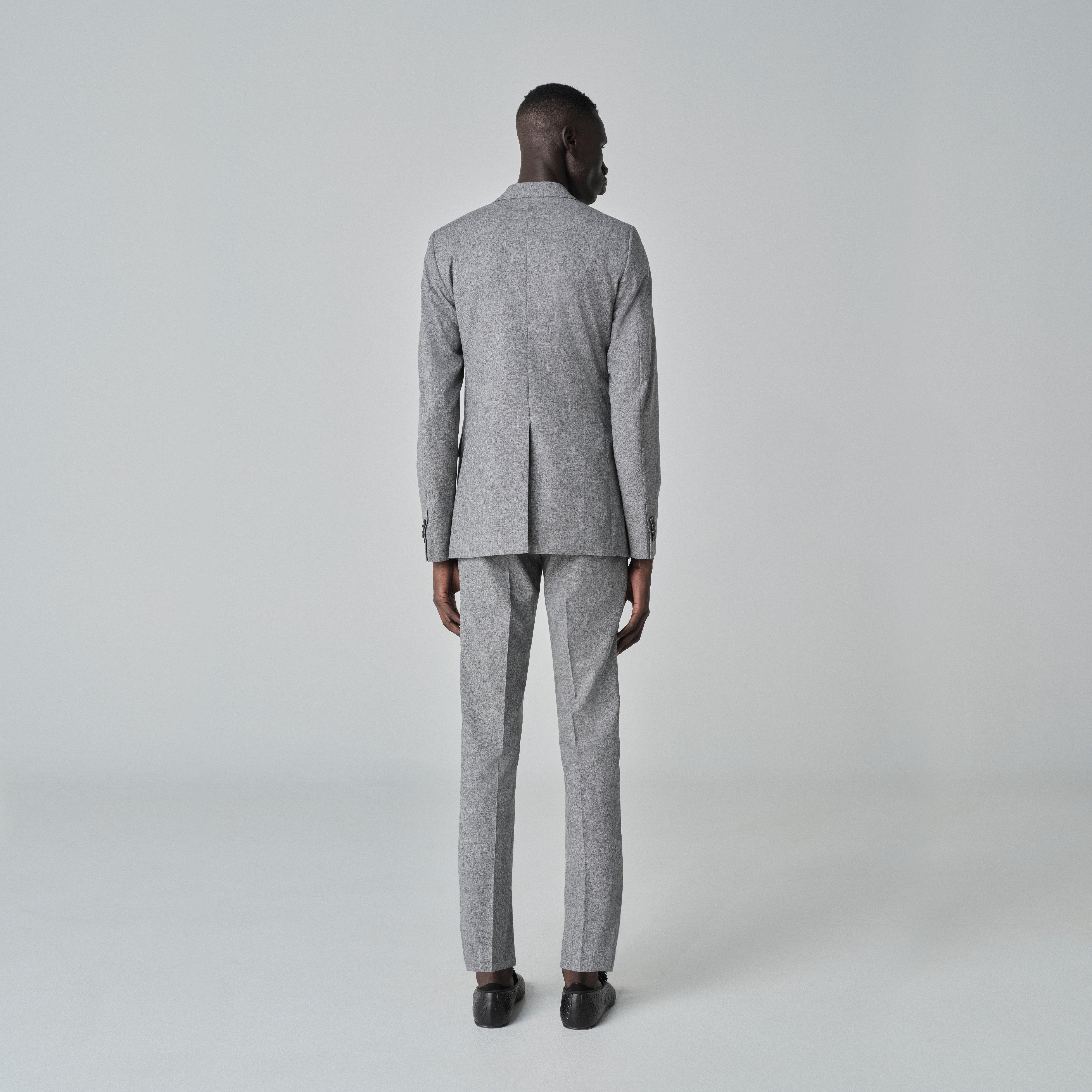 Product thumbnail 2 Gray blazer - Montella Solid Design from Italian Indochino Collection