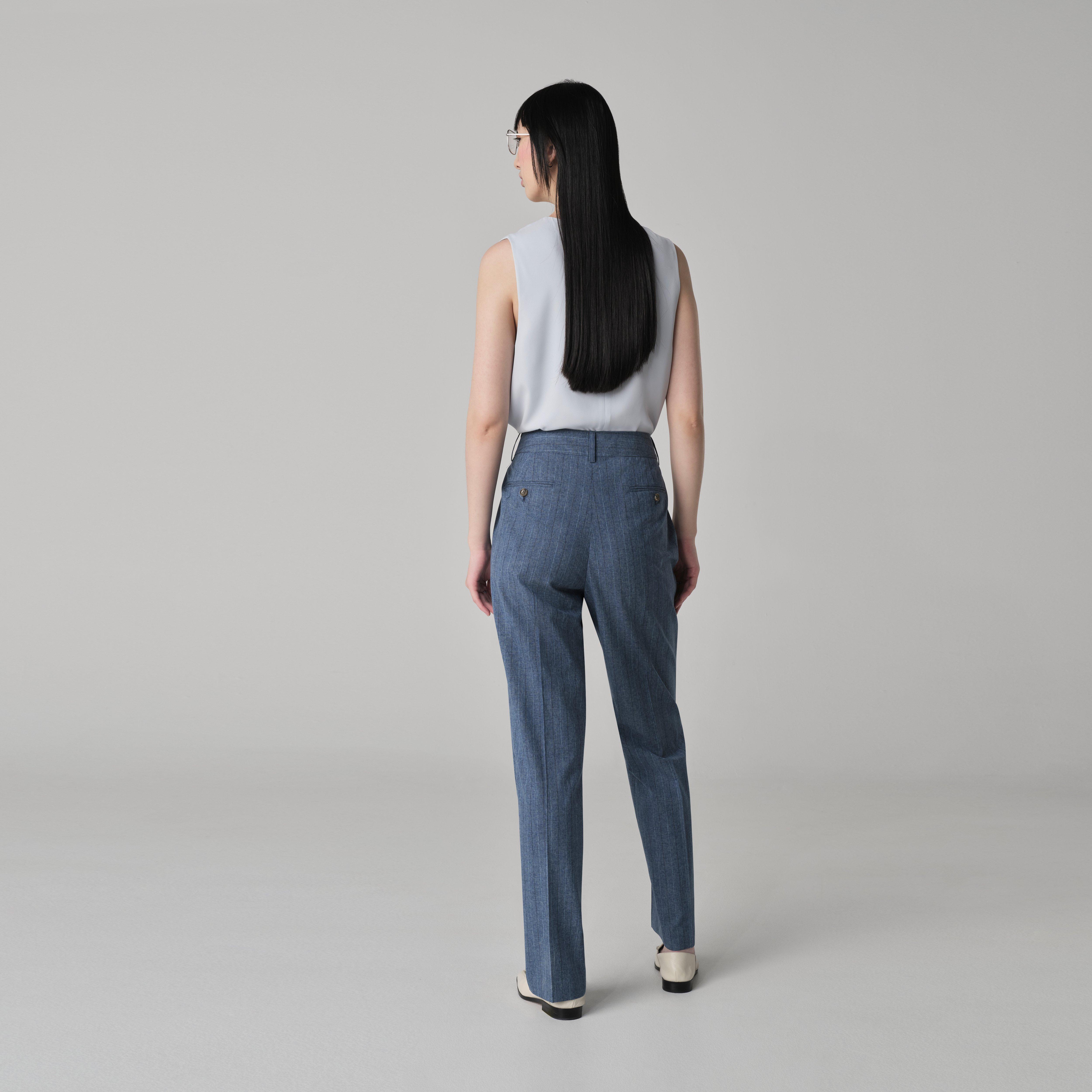 Product thumbnail 4 Blue suit women - Montella Striped Design from Spring / Summer Indochino Collection