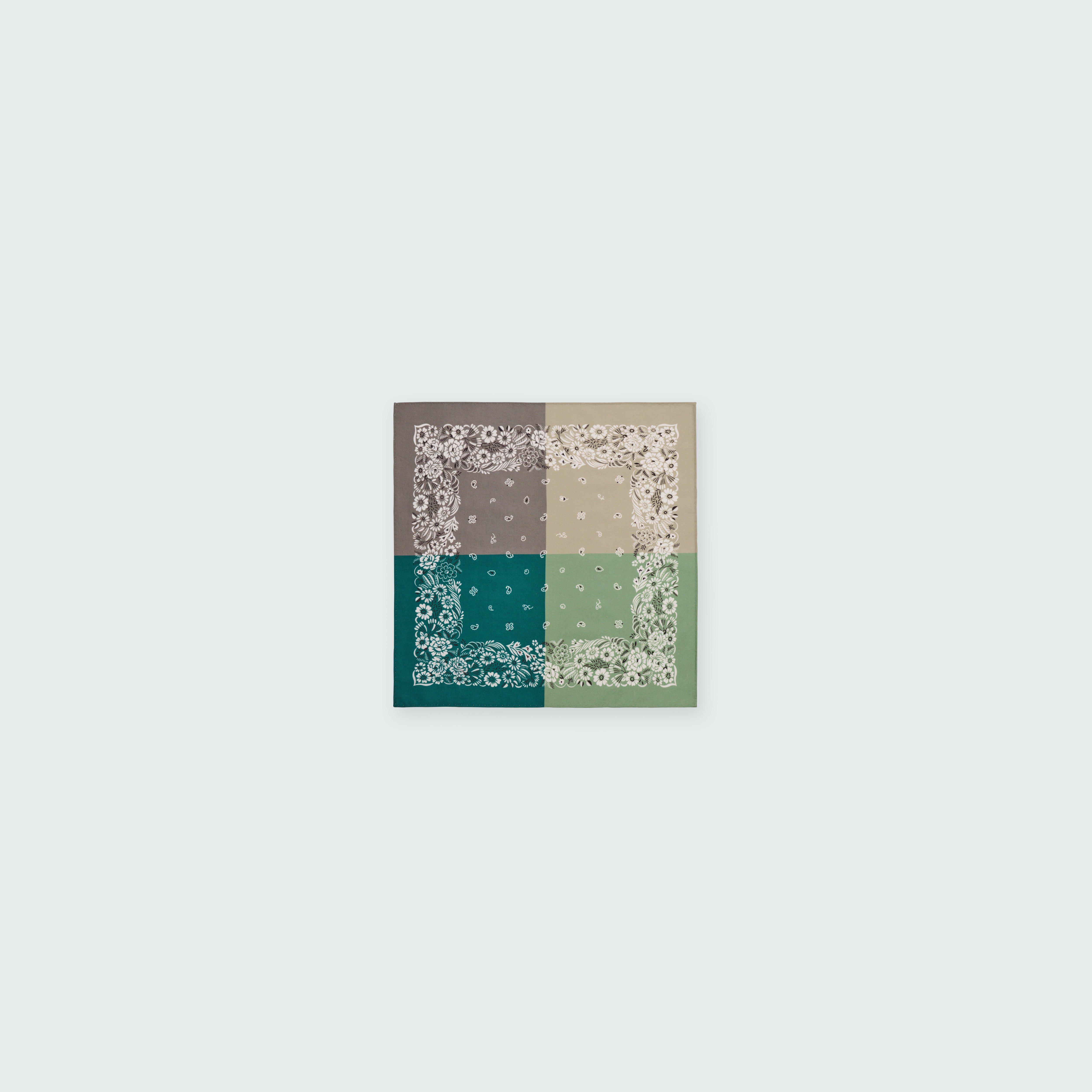 Green pocket square - Pattern Design from Premium Indochino Collection