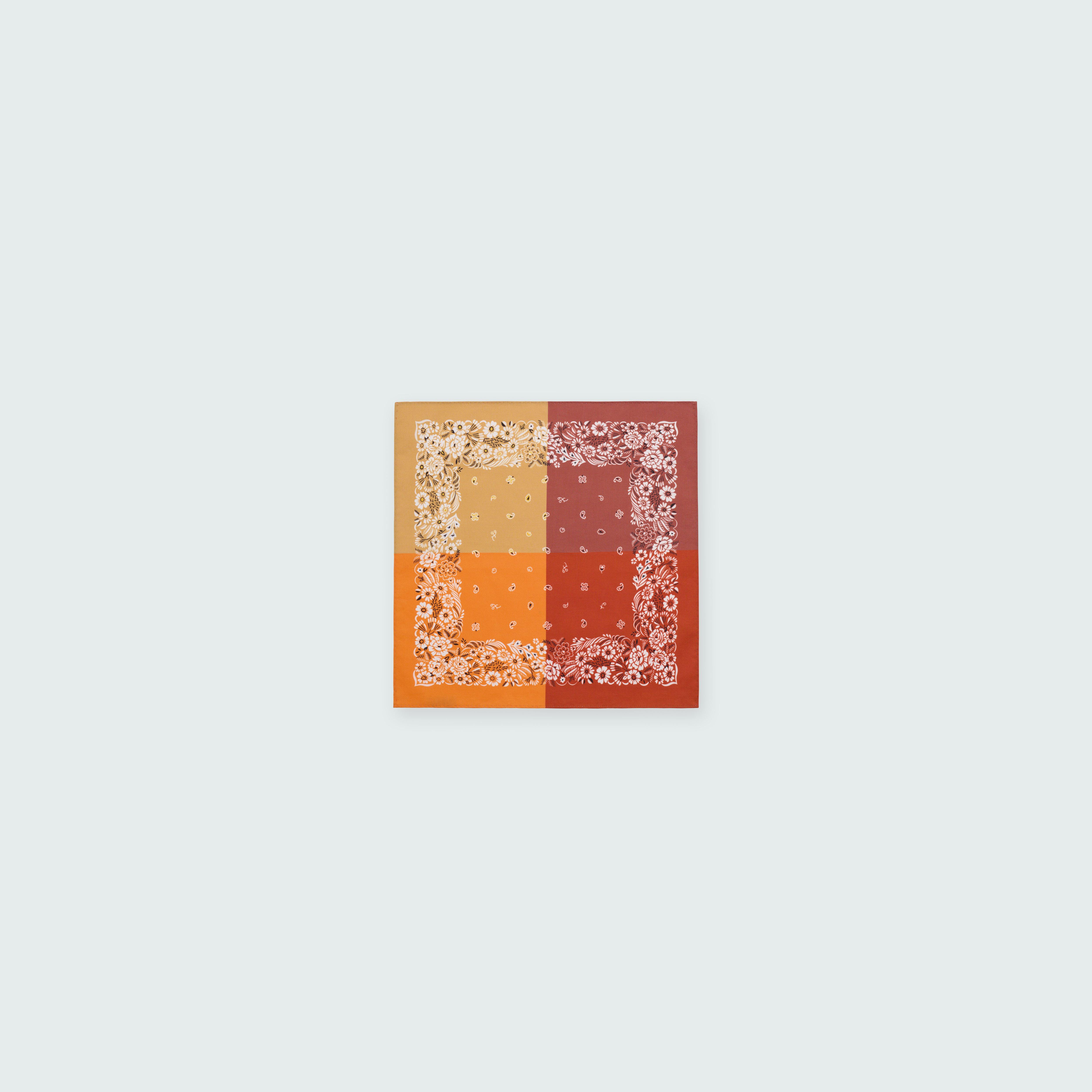 Orange pocket square - Pattern Design from Premium Indochino Collection